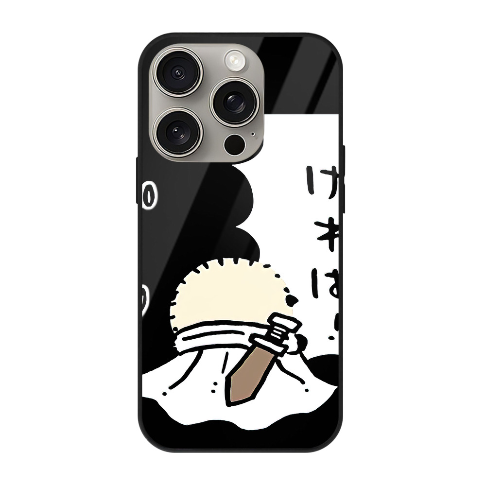 （画像用） ちいかわ ラッコ Chii-kawa Sea otter 【iPhone15Pro対応】スマホケース 耐衝撃＆黄変防止 背面ガラス
