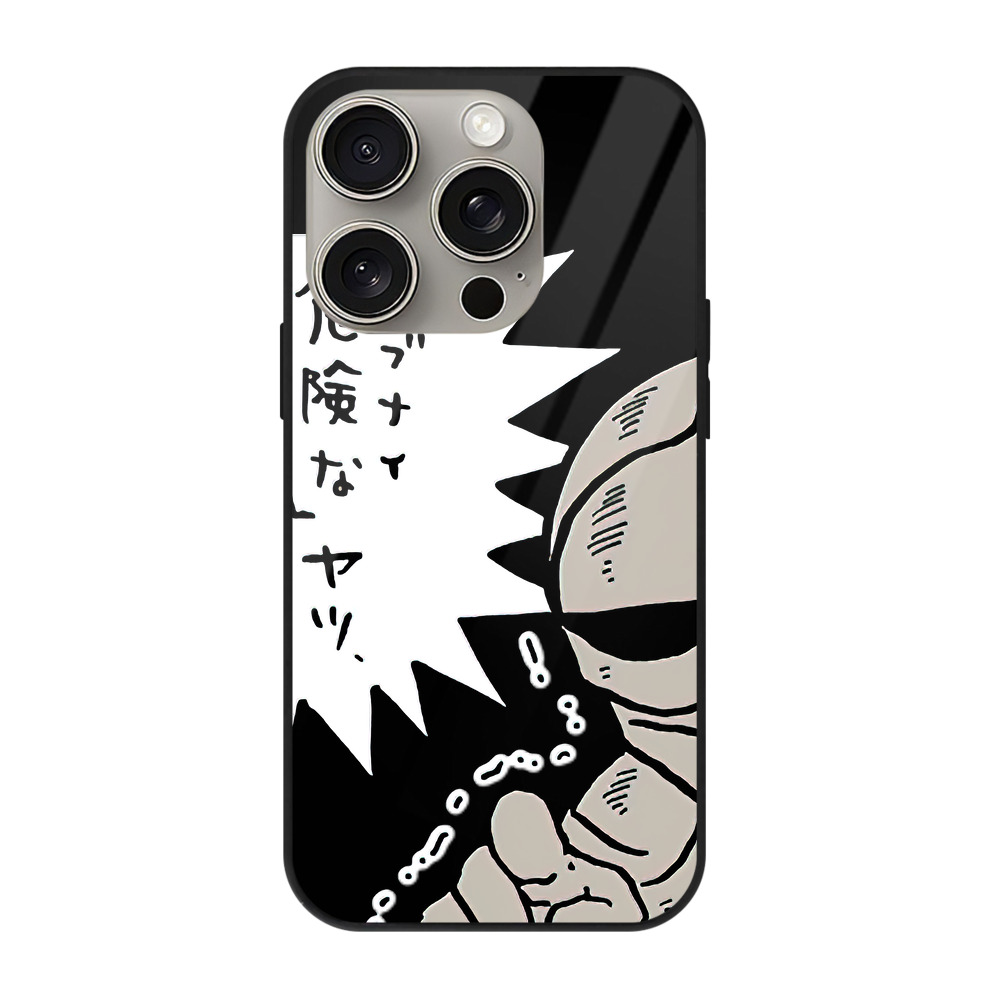 （画像用） ちいかわ 労働の鎧さん Chii-kawa Mr. Armor of Labor 【iPhone15Pro対応】スマホケース 耐衝撃＆黄変防止 背面ガラス