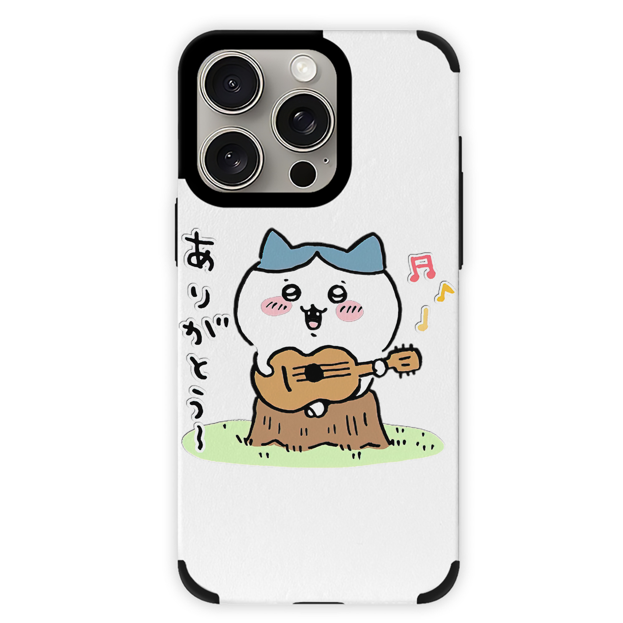 （画像用） ちいかわ ハチワレ Chii-kawa hachiware 【iPhone15ProMax対応】 PUレザー スマホケース 耐衝撃＆黄変防止