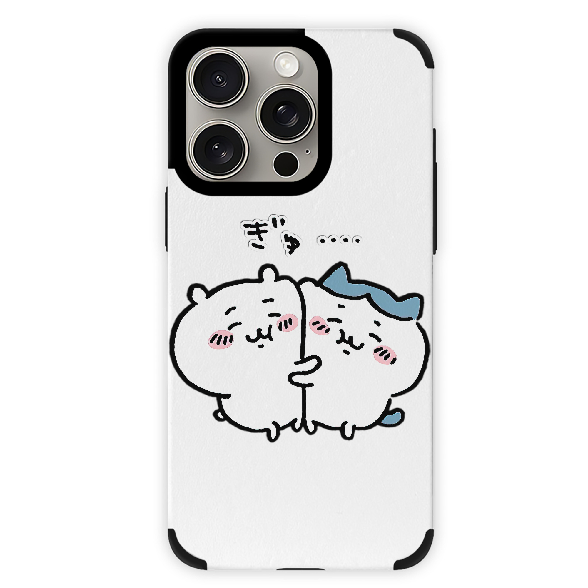 （画像用） ちいかわ ハチワレ Chii-kawa hachiware 【iPhone15ProMax対応】 PUレザー スマホケース 耐衝撃＆黄変防止