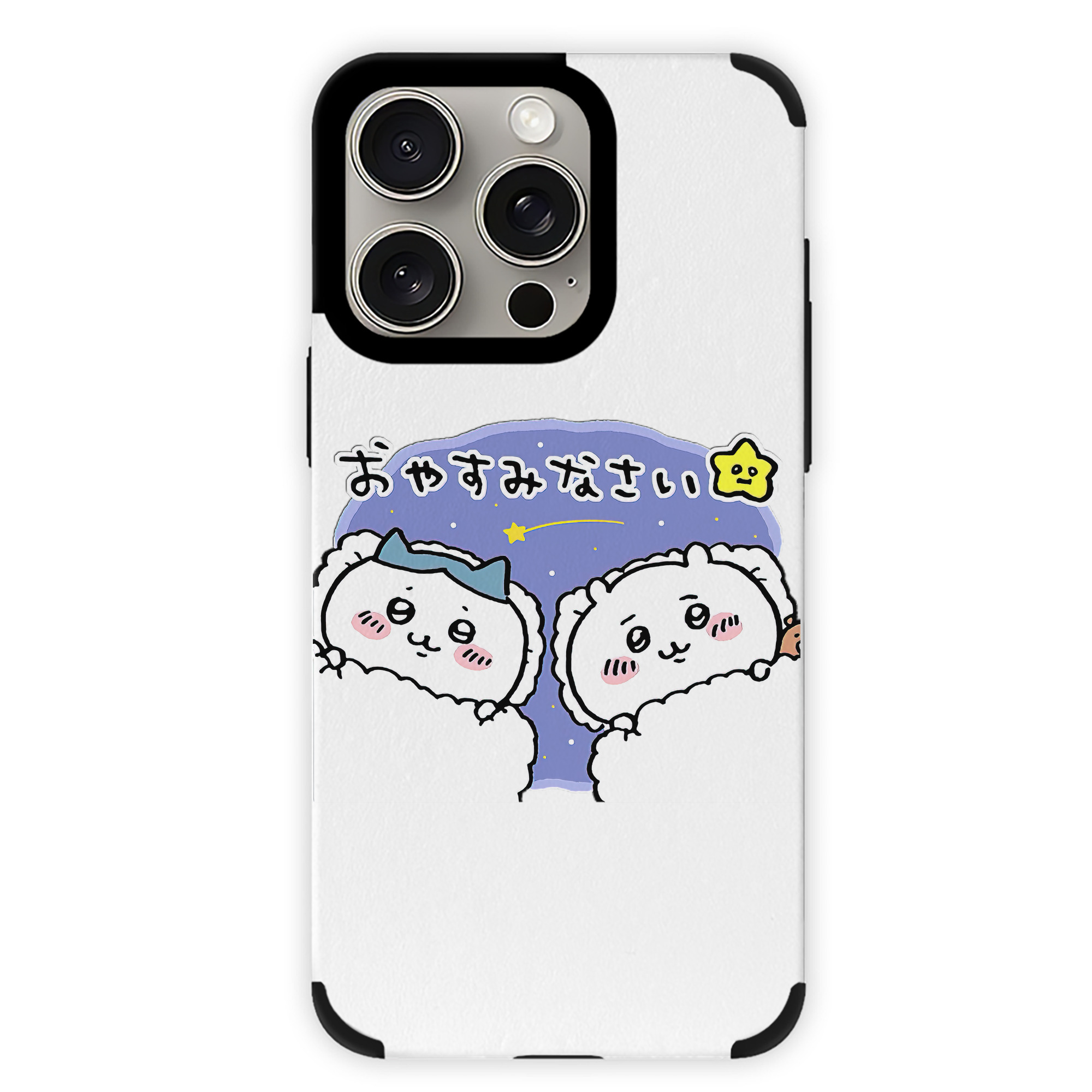 （画像用） ちいかわ ハチワレ Chii-kawa hachiware 【iPhone15ProMax対応】 PUレザー スマホケース 耐衝撃＆黄変防止