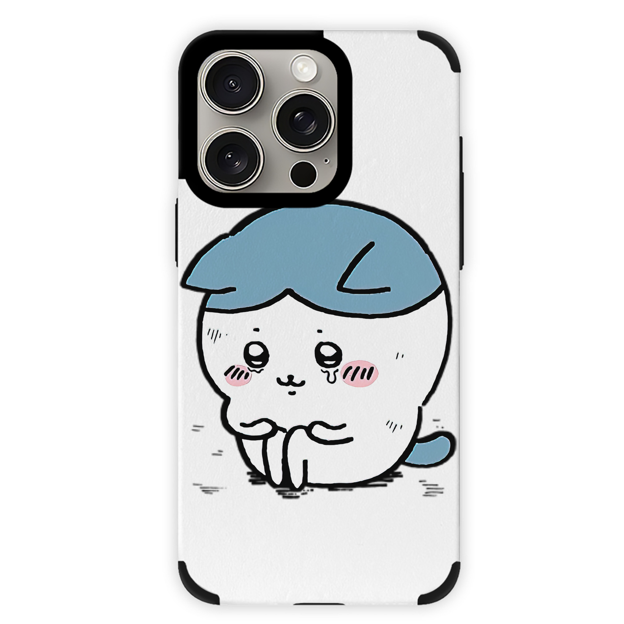 （画像用） ちいかわ ハチワレ Chii-kawa hachiware 【iPhone15ProMax対応】 PUレザー スマホケース 耐衝撃＆黄変防止