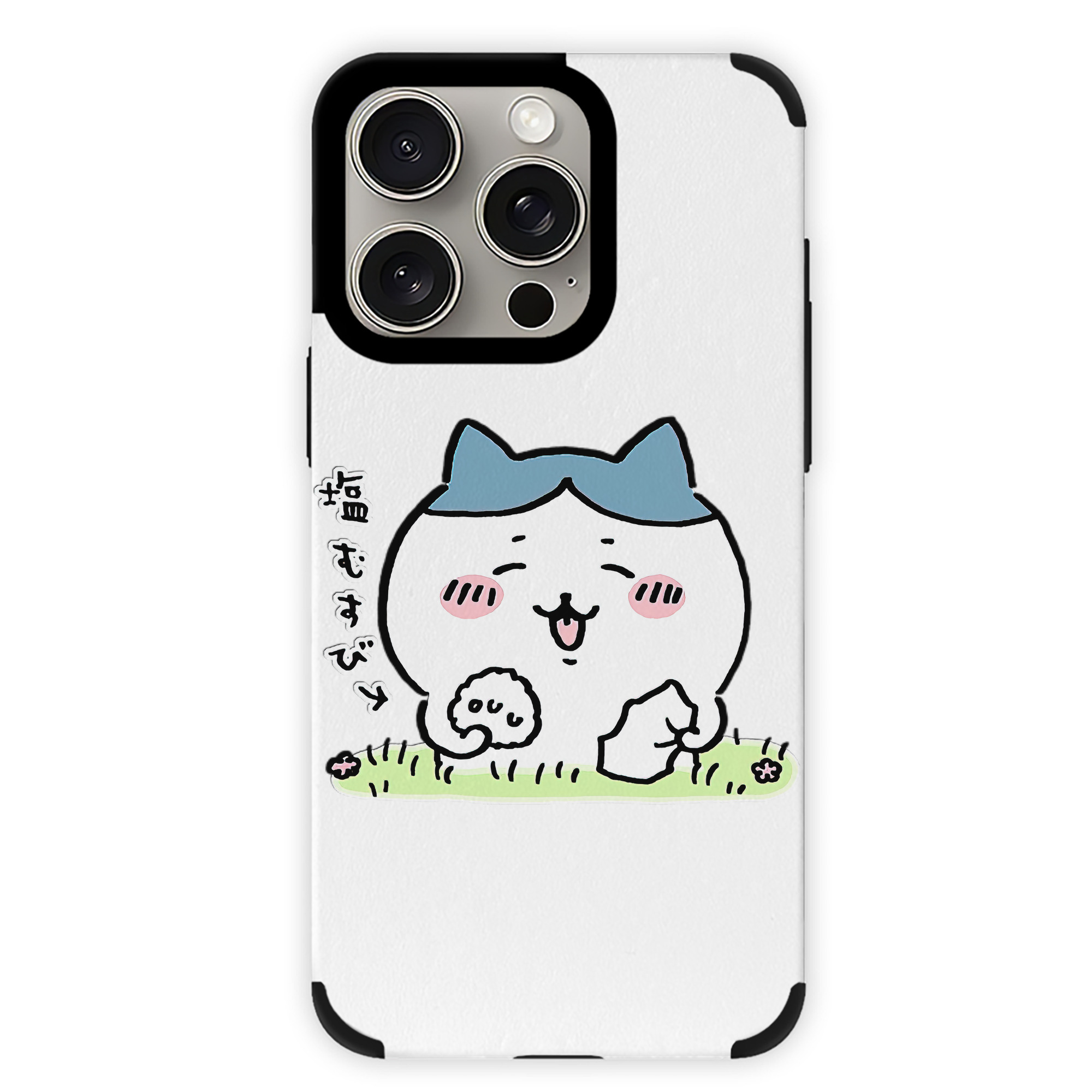 （画像用） ちいかわ ハチワレ Chii-kawa hachiware 【iPhone15ProMax対応】 PUレザー スマホケース 耐衝撃＆黄変防止