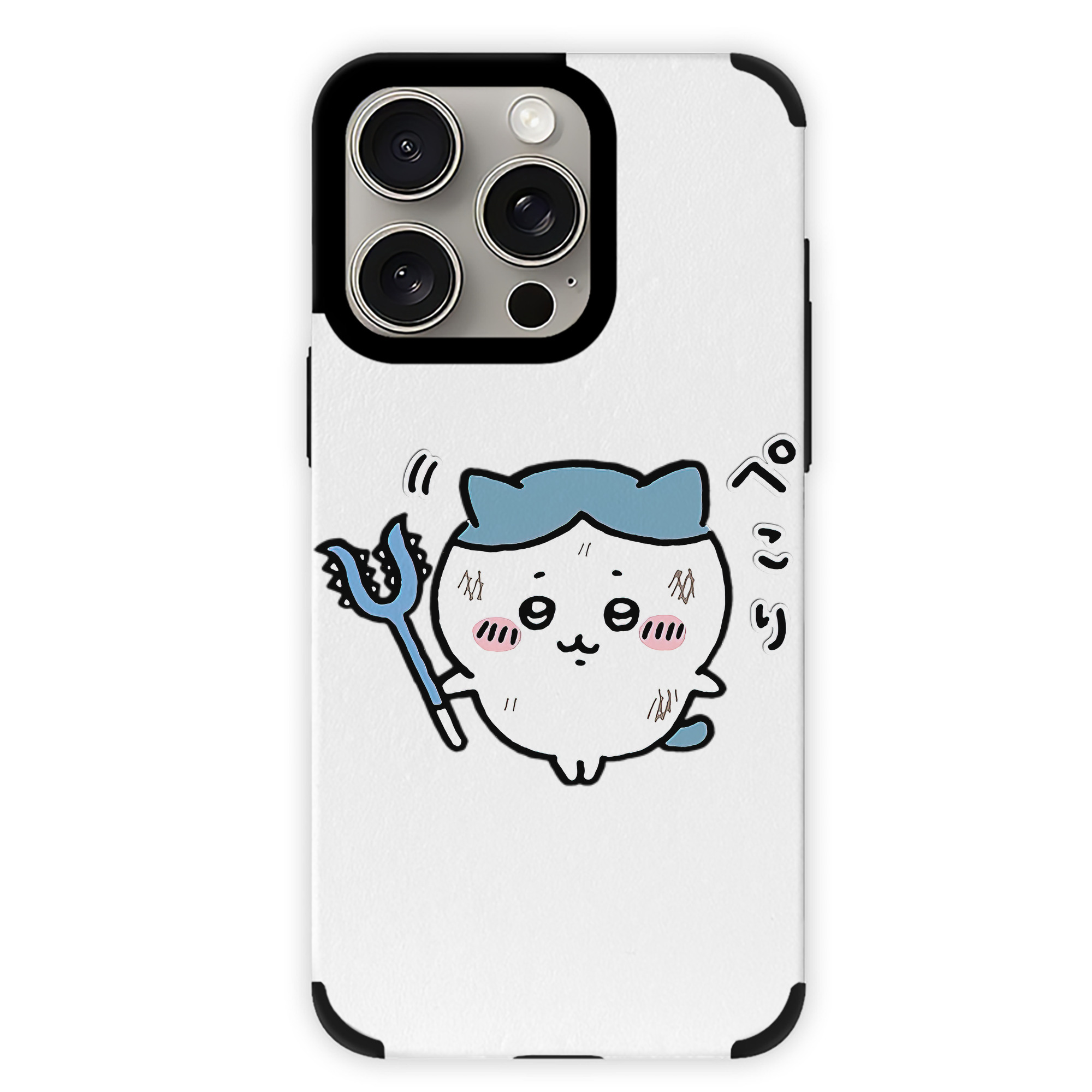 （画像用） ちいかわ ハチワレ Chii-kawa hachiware 【iPhone15ProMax対応】 PUレザー スマホケース 耐衝撃＆黄変防止
