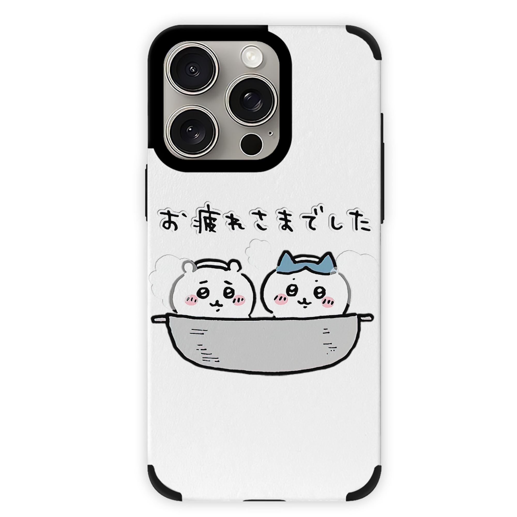 （画像用） ちいかわ ハチワレ Chii-kawa hachiware 【iPhone15ProMax対応】 PUレザー スマホケース 耐衝撃＆黄変防止