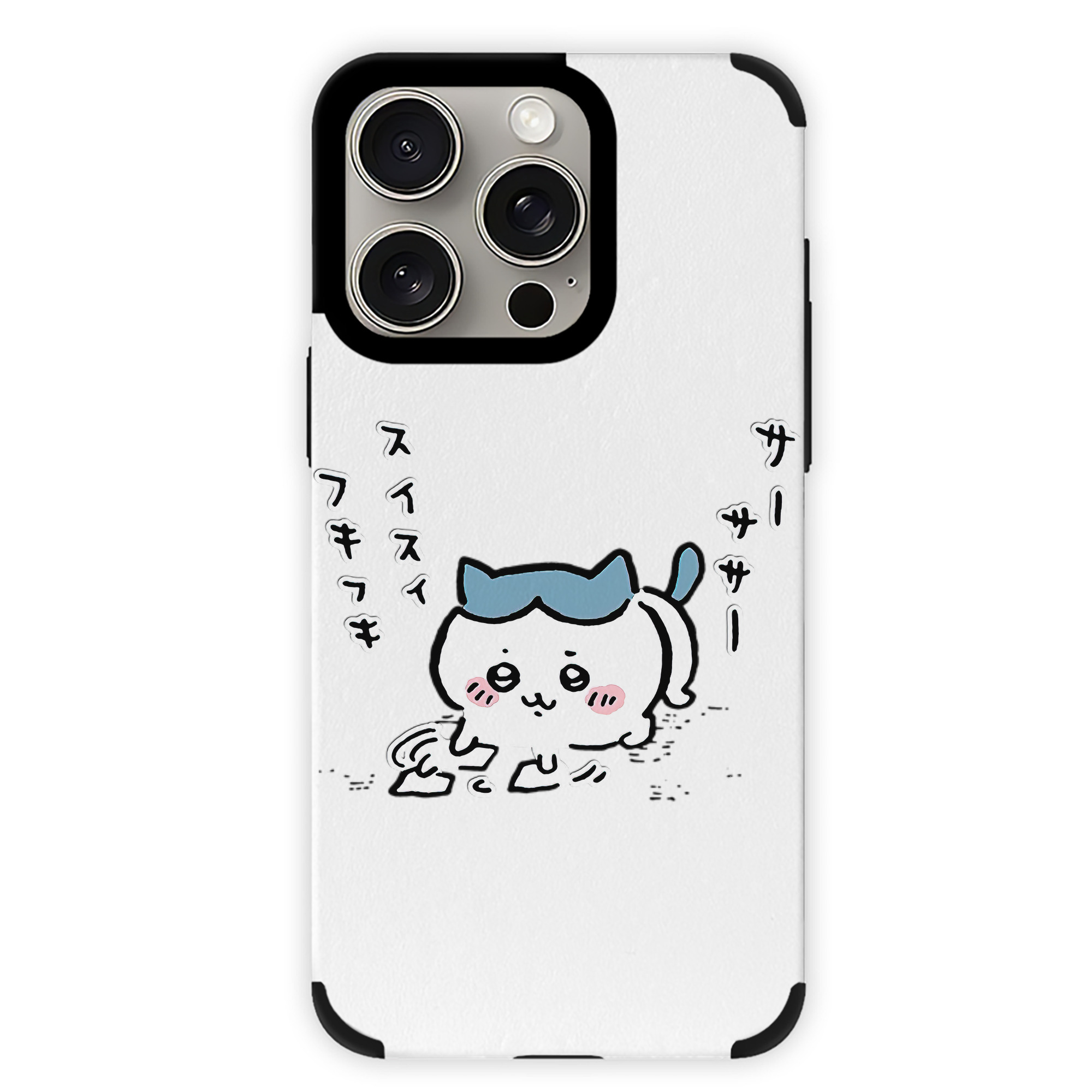 （画像用） ちいかわ ハチワレ Chii-kawa hachiware 【iPhone15ProMax対応】 PUレザー スマホケース 耐衝撃＆黄変防止