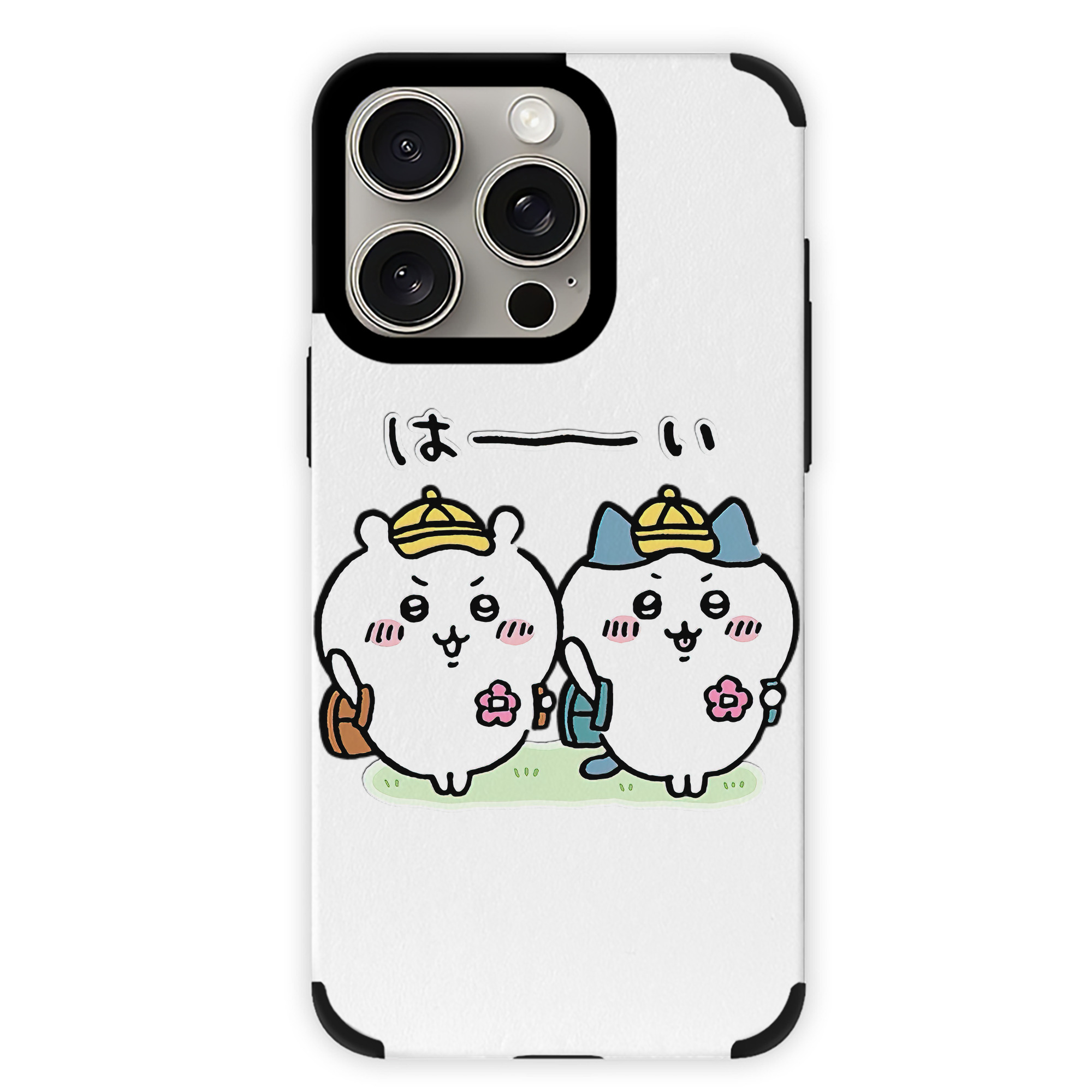 （画像用） ちいかわ ハチワレ Chii-kawa hachiware 【iPhone15ProMax対応】 PUレザー スマホケース 耐衝撃＆黄変防止