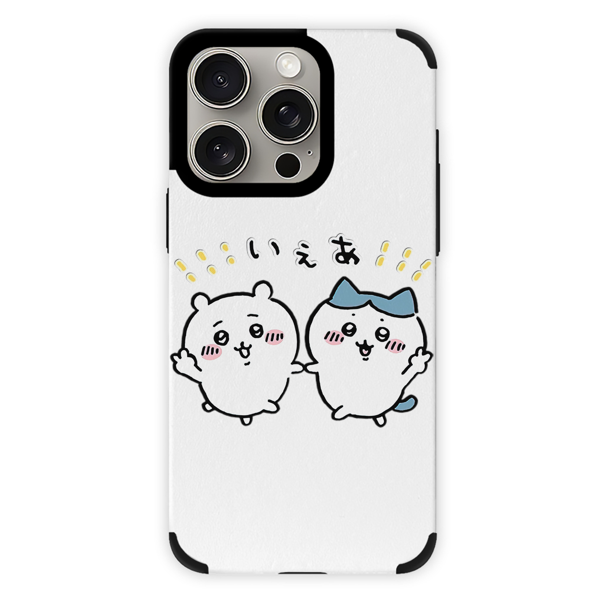 （画像用） ちいかわ ハチワレ Chii-kawa hachiware 【iPhone15ProMax対応】 PUレザー スマホケース 耐衝撃＆黄変防止