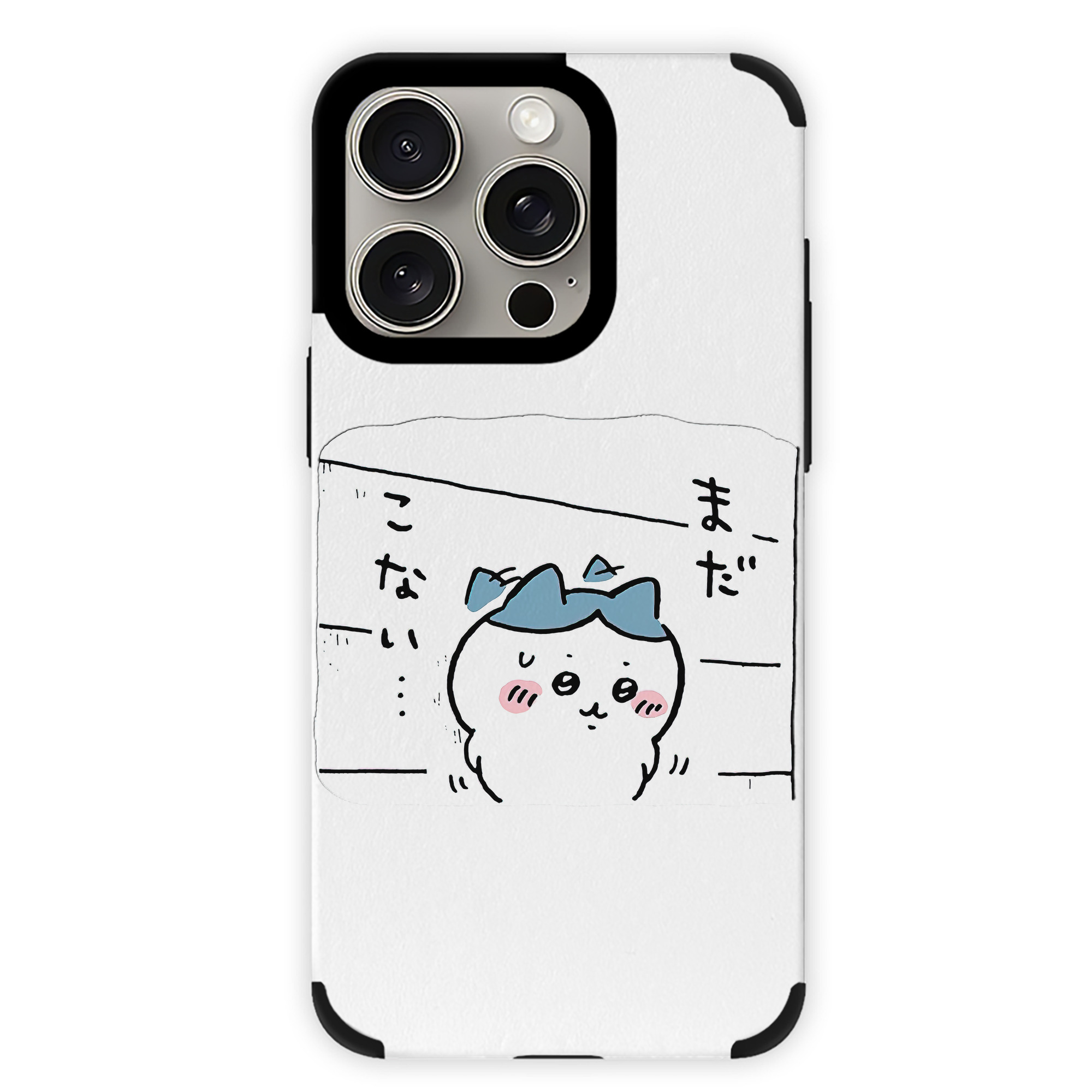 （画像用） ちいかわ ハチワレ Chii-kawa hachiware 【iPhone15ProMax対応】 PUレザー スマホケース 耐衝撃＆黄変防止
