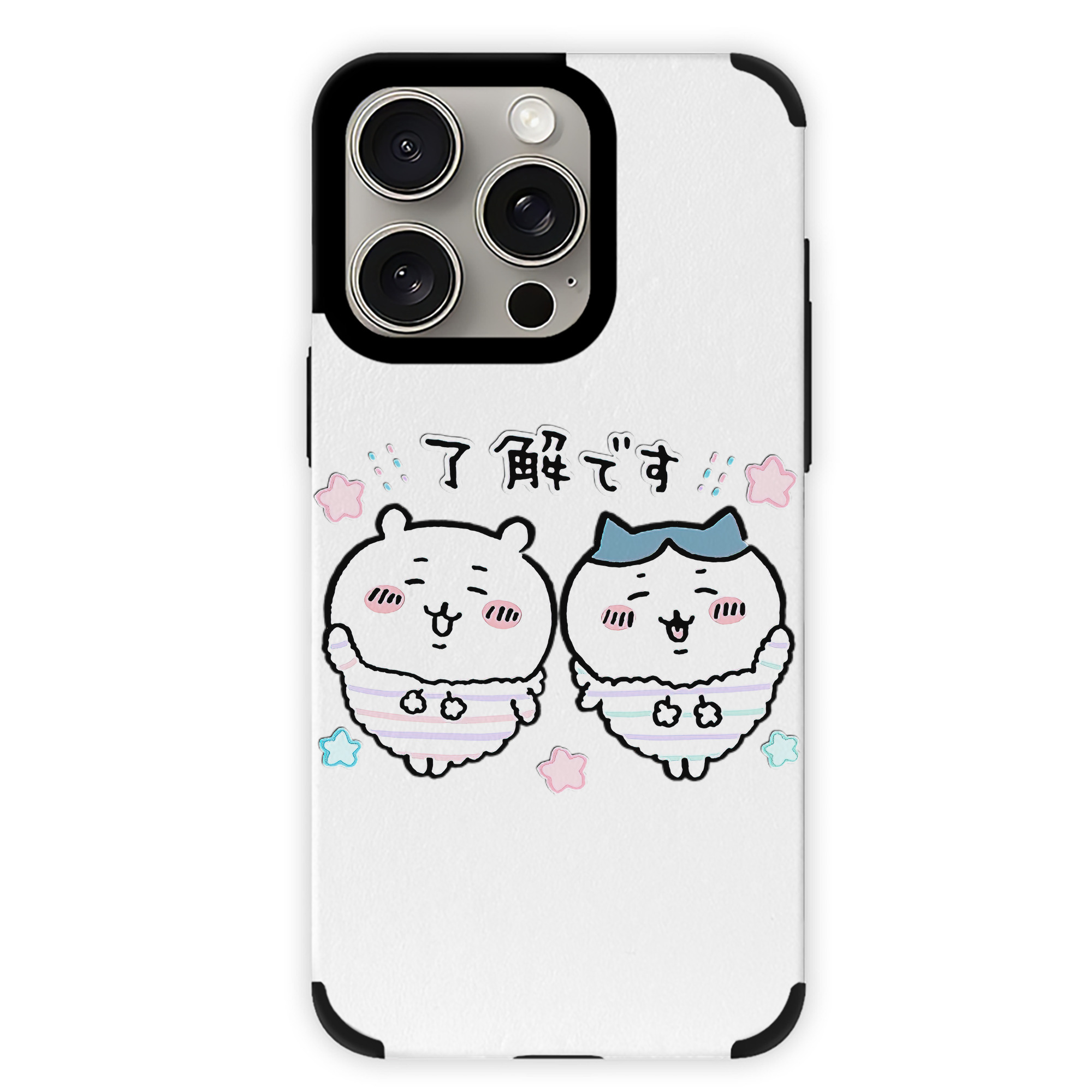 （画像用） ちいかわ ハチワレ Chii-kawa hachiware 【iPhone15ProMax対応】 PUレザー スマホケース 耐衝撃＆黄変防止