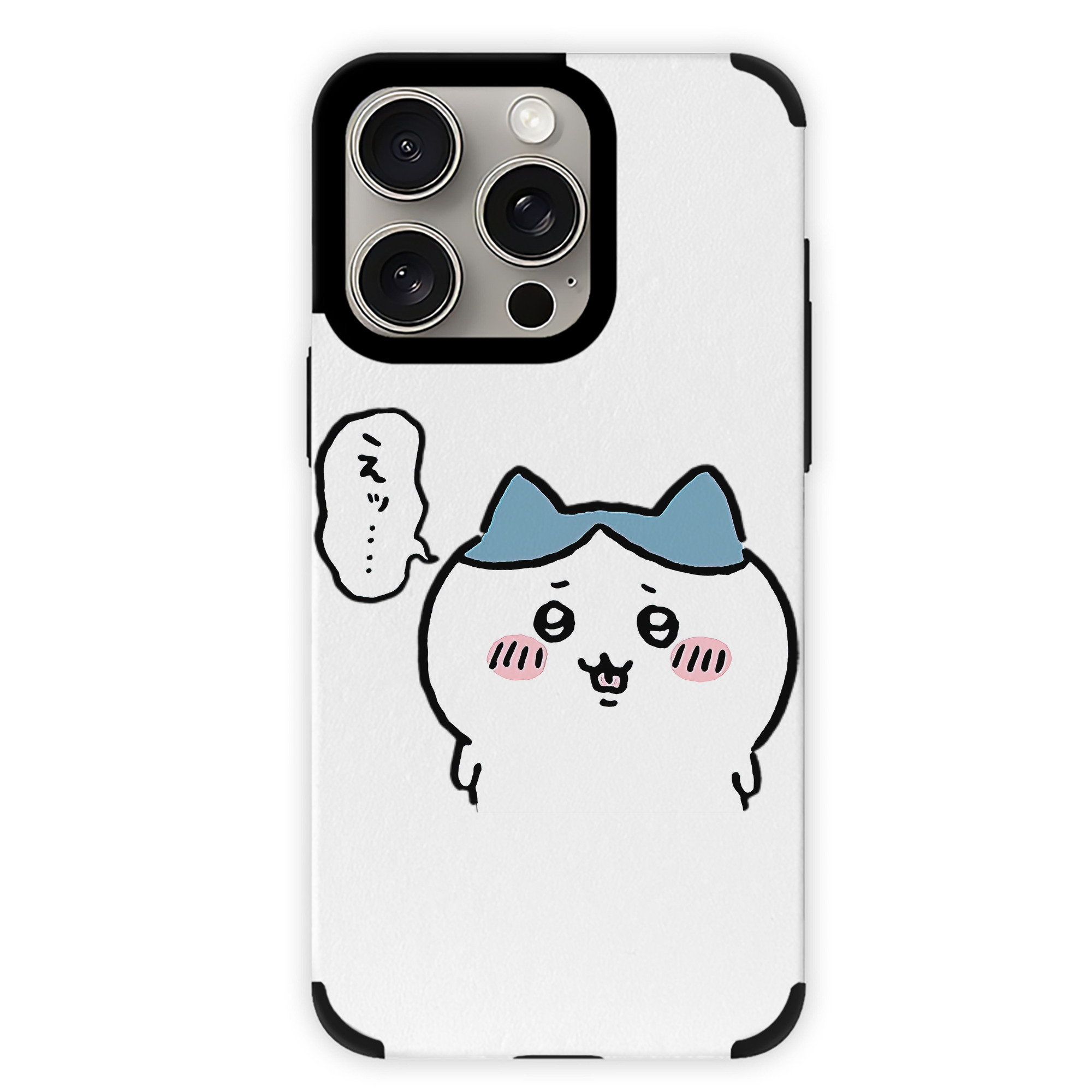 （画像用） ちいかわ ハチワレ Chii-kawa hachiware 【iPhone15ProMax対応】 PUレザー スマホケース 耐衝撃＆黄変防止