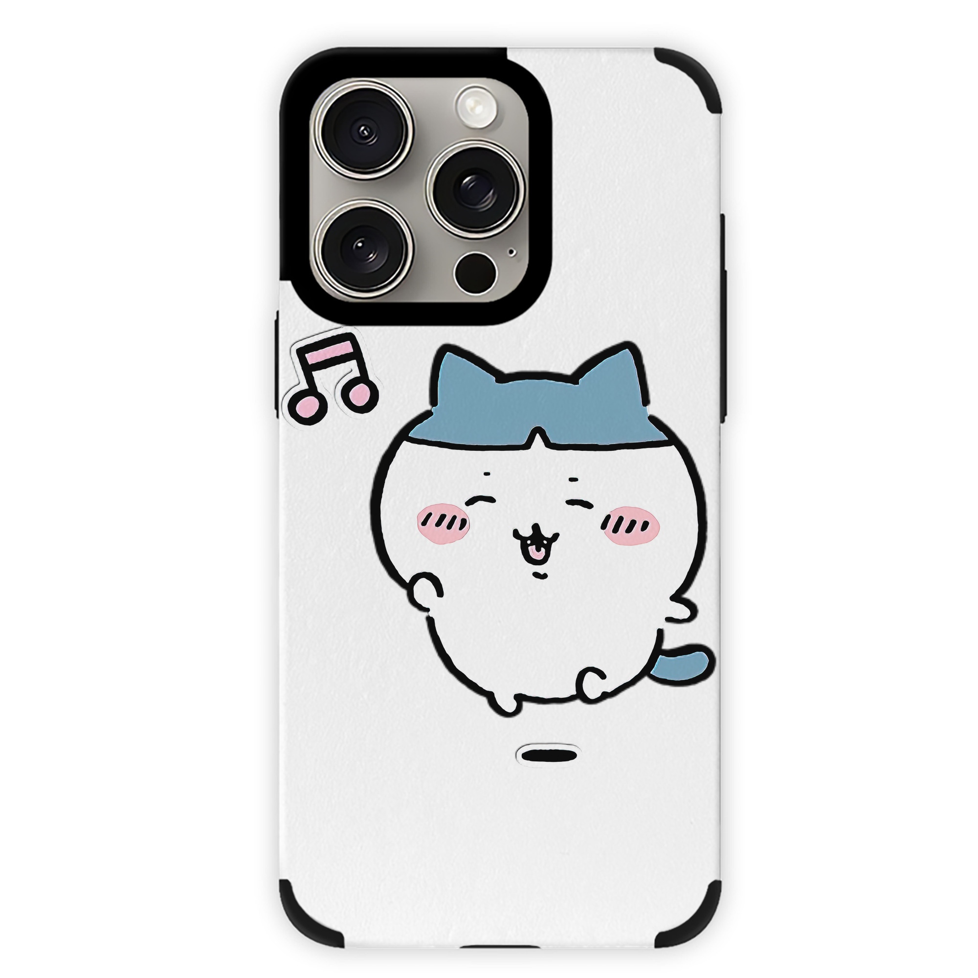 （画像用） ちいかわ ハチワレ Chii-kawa hachiware 【iPhone15ProMax対応】 PUレザー スマホケース 耐衝撃＆黄変防止