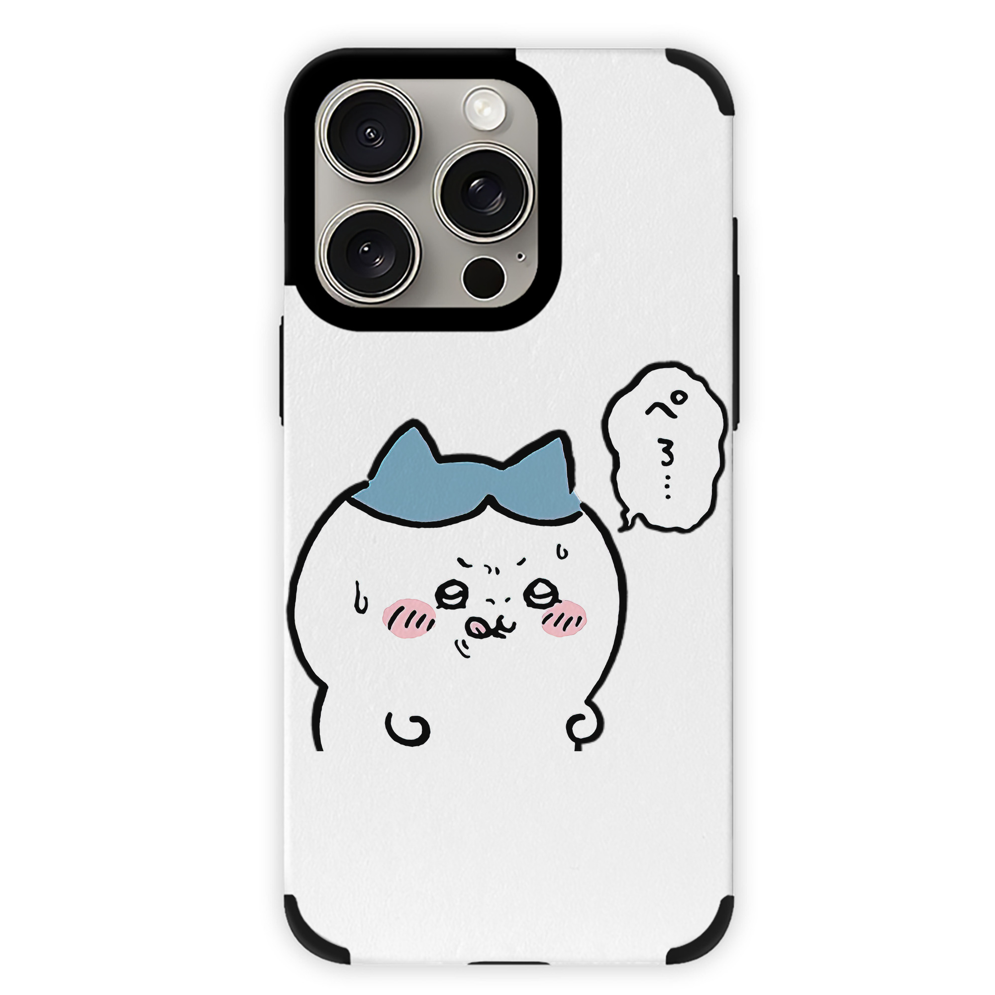（画像用） ちいかわ ハチワレ Chii-kawa hachiware 【iPhone15ProMax対応】 PUレザー スマホケース 耐衝撃＆黄変防止