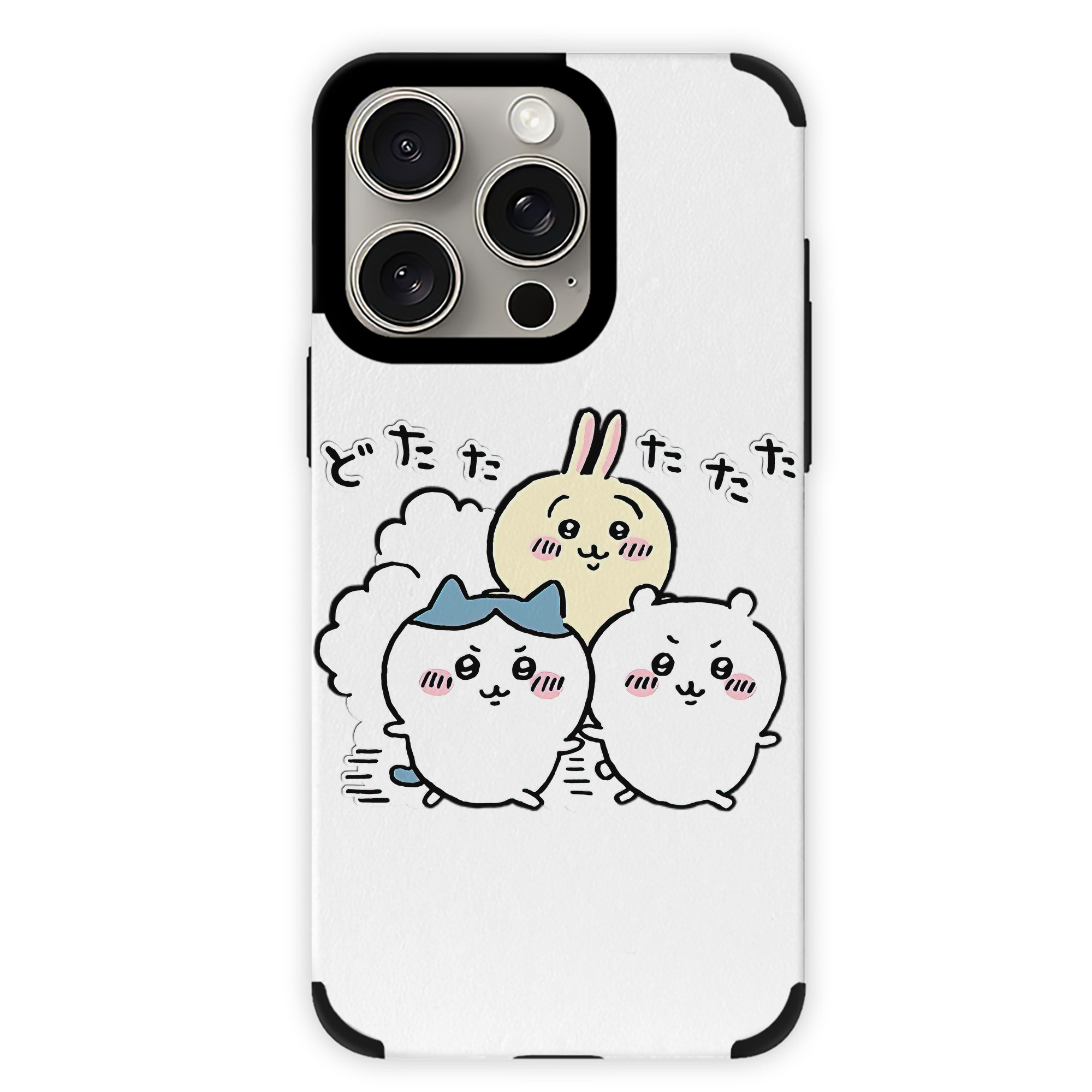 （画像用） ちいかわ ハチワレ Chii-kawa hachiware 【iPhone15ProMax対応】 PUレザー スマホケース 耐衝撃＆黄変防止