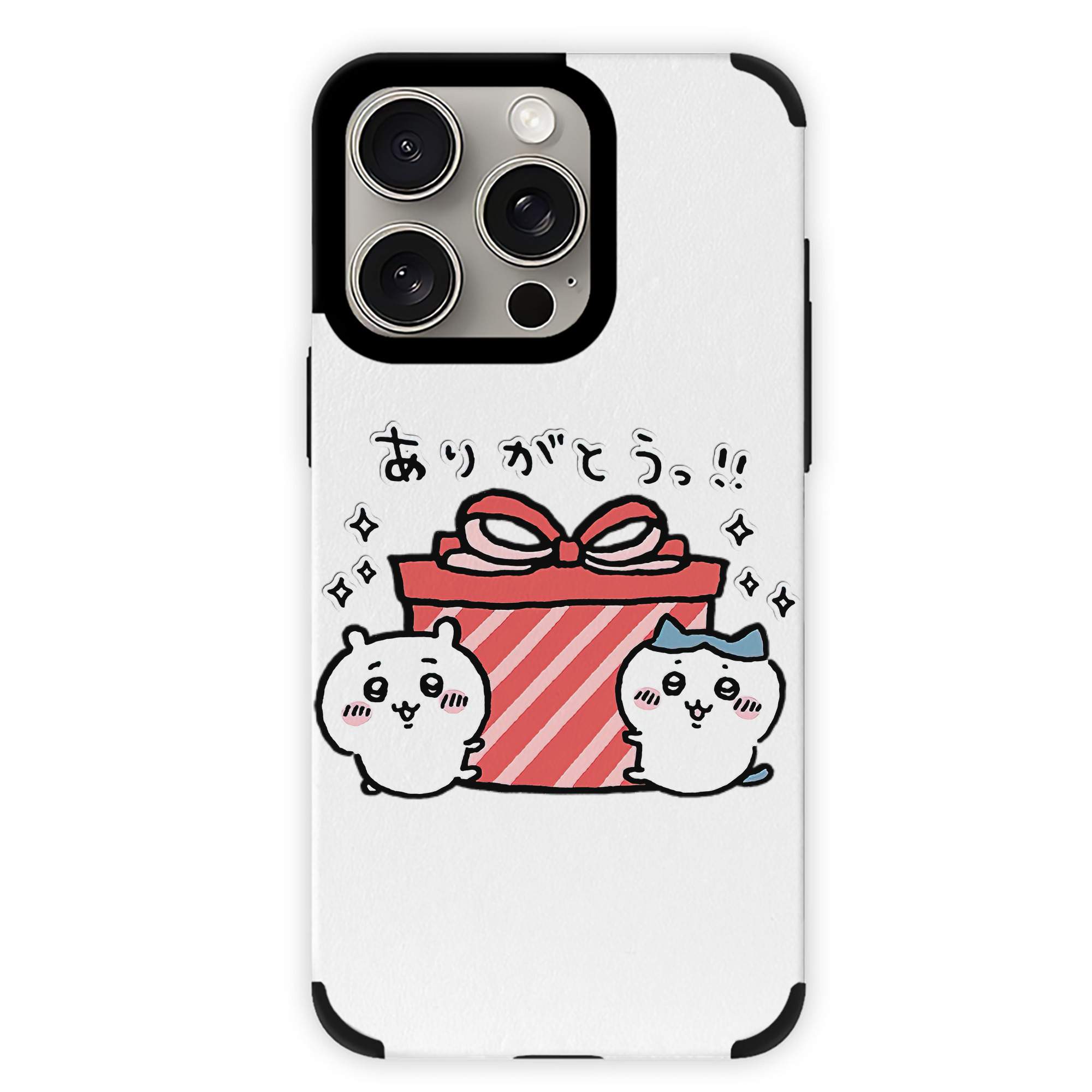 （画像用） ちいかわ ハチワレ Chii-kawa hachiware 【iPhone15ProMax対応】 PUレザー スマホケース 耐衝撃＆黄変防止