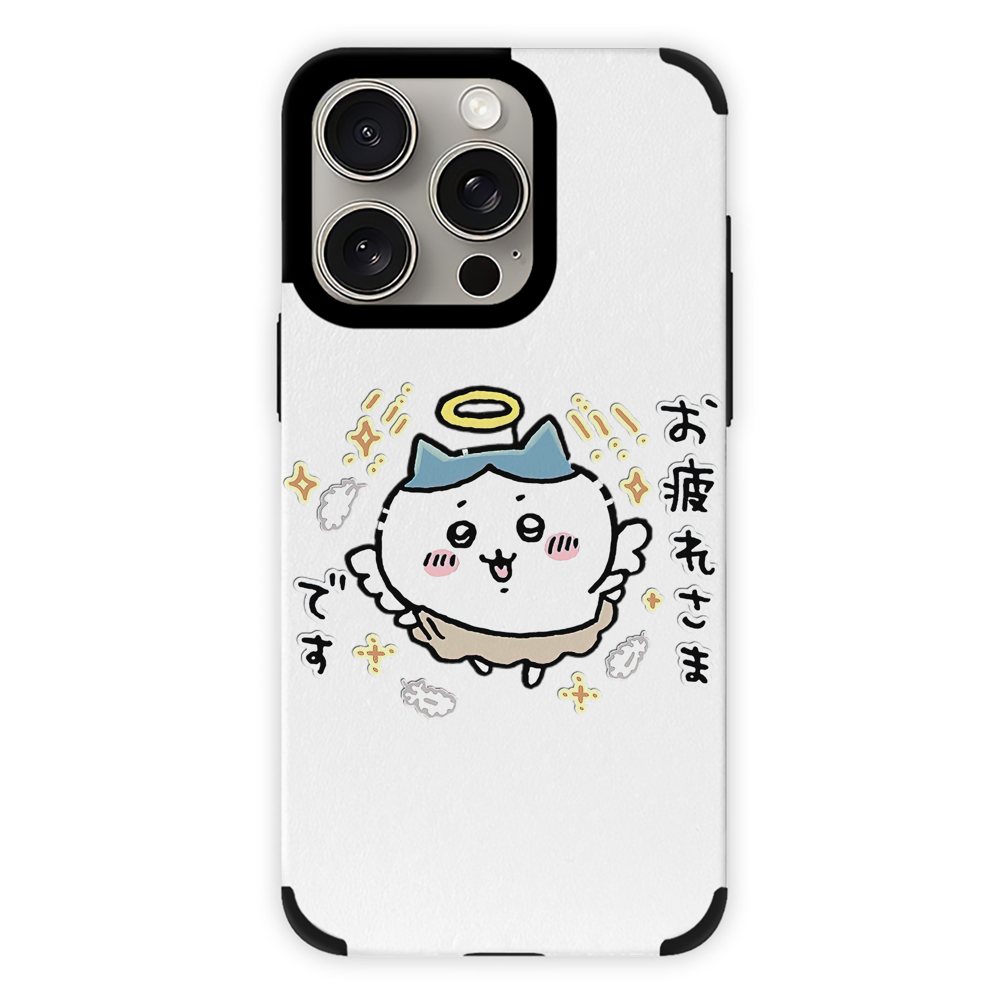 （画像用） ちいかわ ハチワレ Chii-kawa hachiware 【iPhone15ProMax対応】 PUレザー スマホケース 耐衝撃＆黄変防止