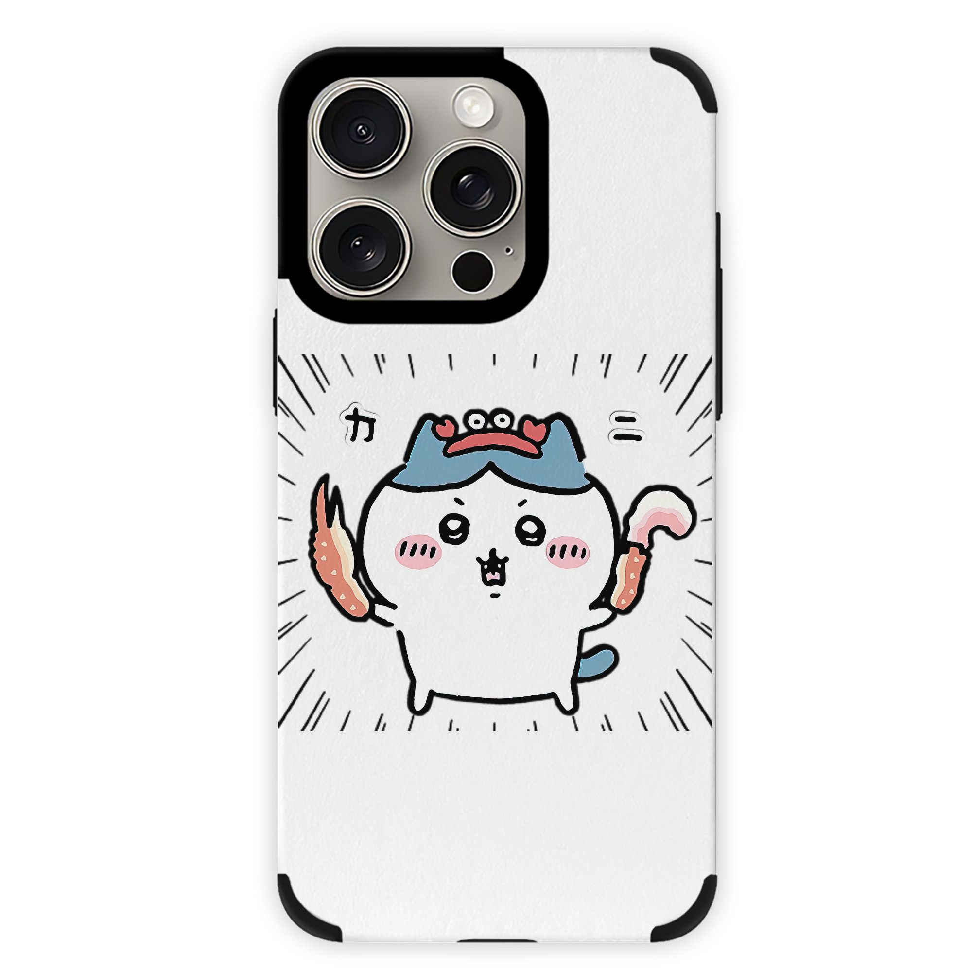 （画像用） ちいかわ ハチワレ Chii-kawa hachiware 【iPhone15ProMax対応】 PUレザー スマホケース 耐衝撃＆黄変防止