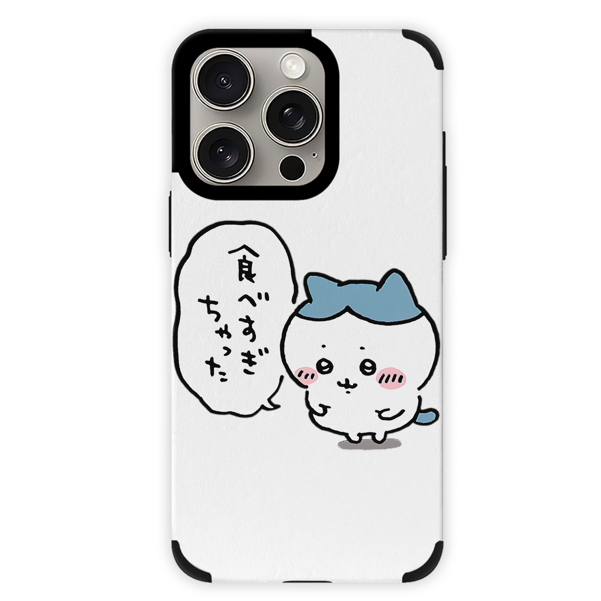 （画像用） ちいかわ ハチワレ Chii-kawa hachiware 【iPhone15ProMax対応】 PUレザー スマホケース 耐衝撃＆黄変防止