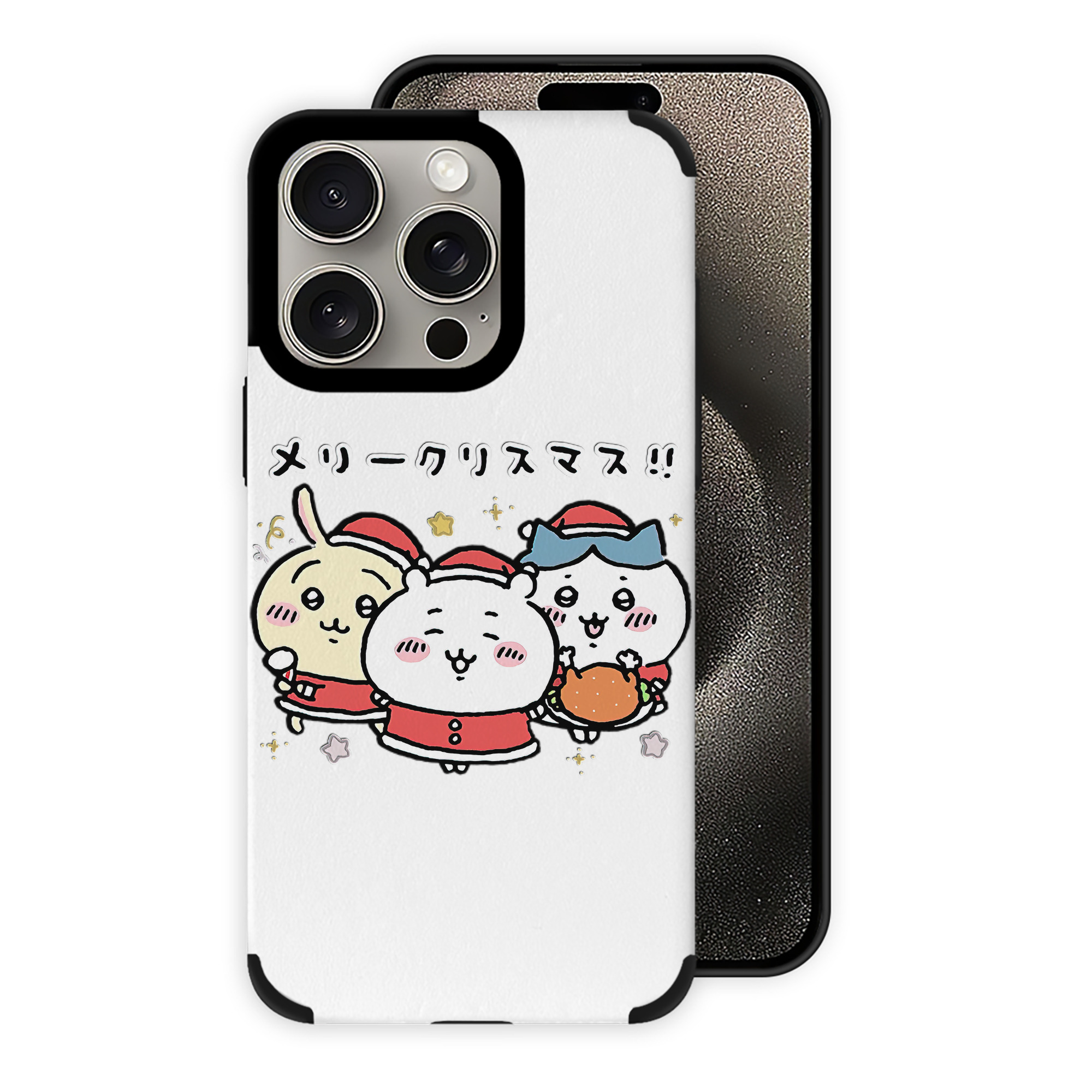 （画像用） ちいかわ ハチワレ Chii-kawa hachiware 【iPhone15ProMax対応】 PUレザー スマホケース 耐衝撃＆黄変防止
