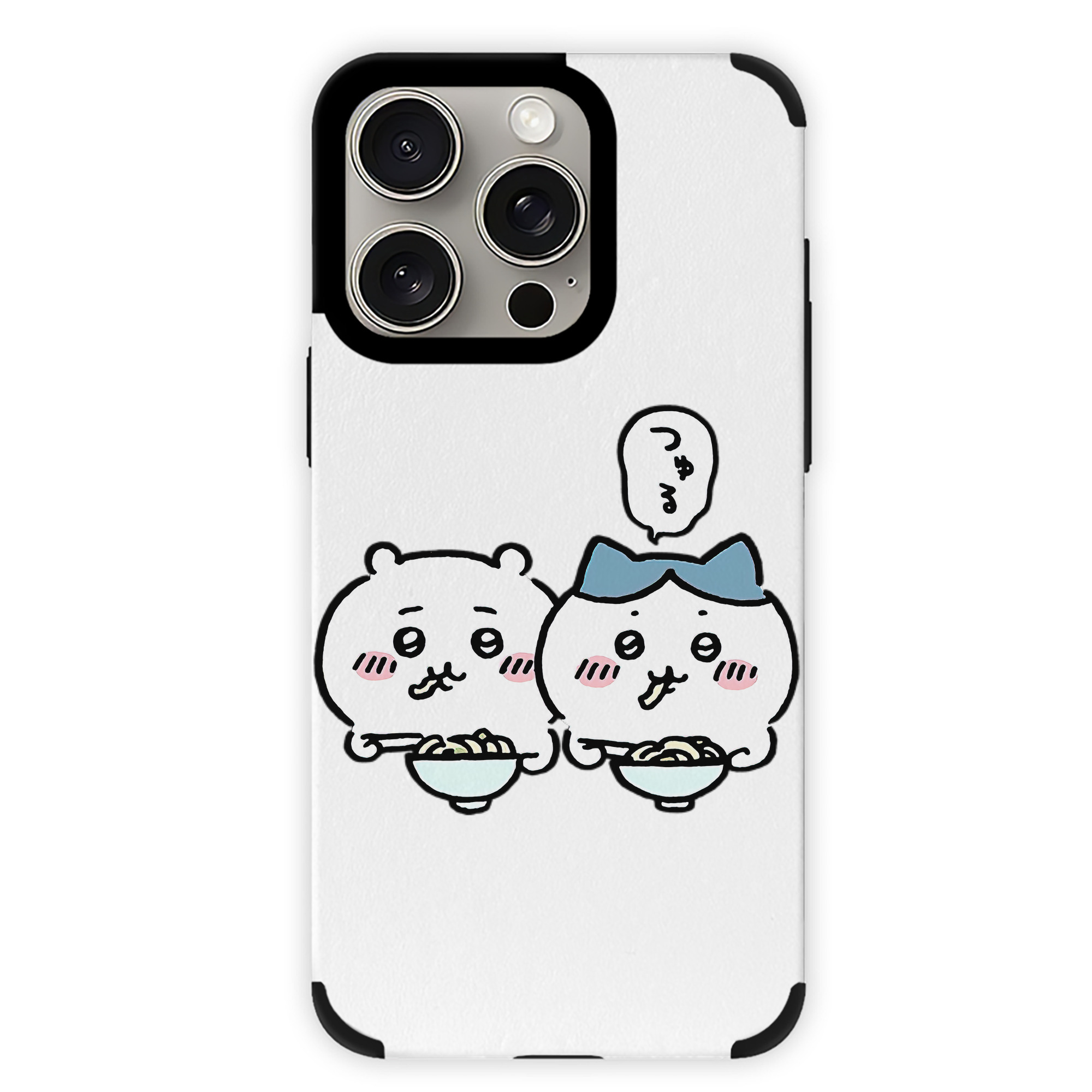 （画像用） ちいかわ ハチワレ Chii-kawa hachiware 【iPhone15ProMax対応】 PUレザー スマホケース 耐衝撃＆黄変防止