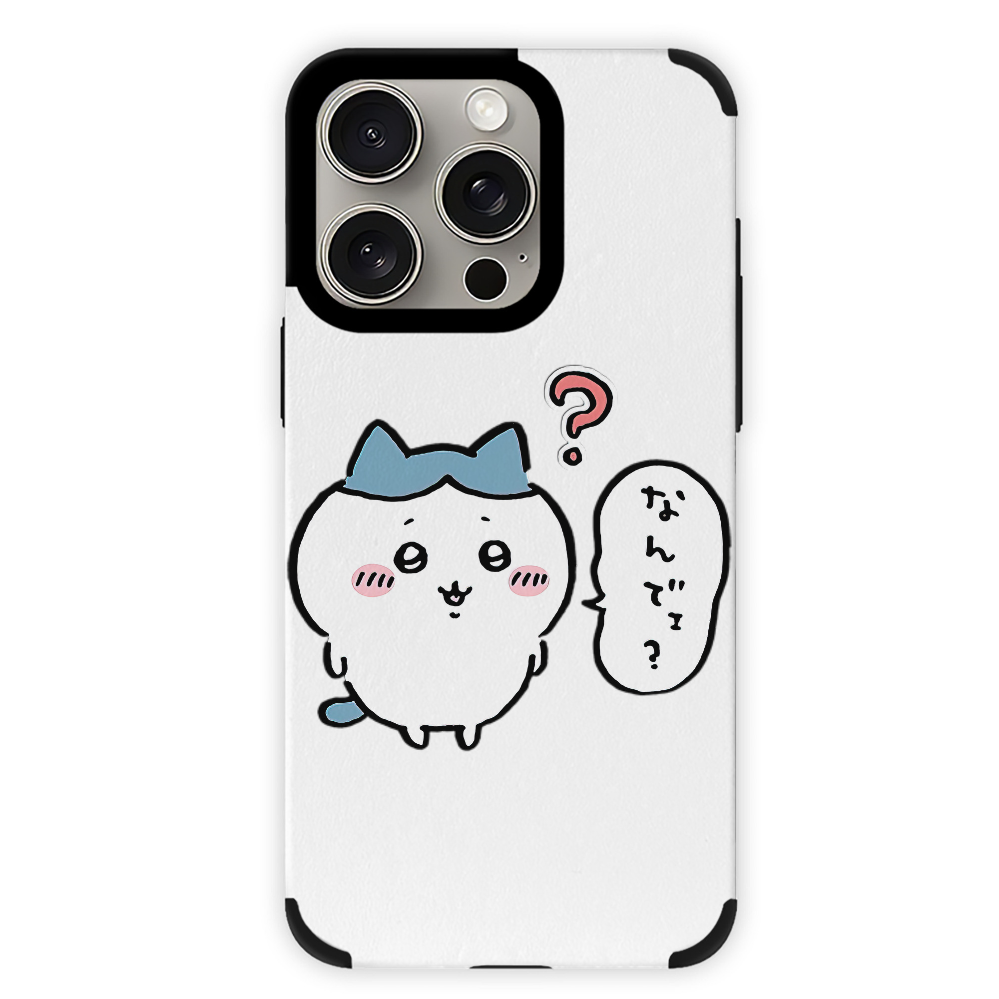 （画像用） ちいかわ ハチワレ Chii-kawa hachiware 【iPhone15ProMax対応】 PUレザー スマホケース 耐衝撃＆黄変防止