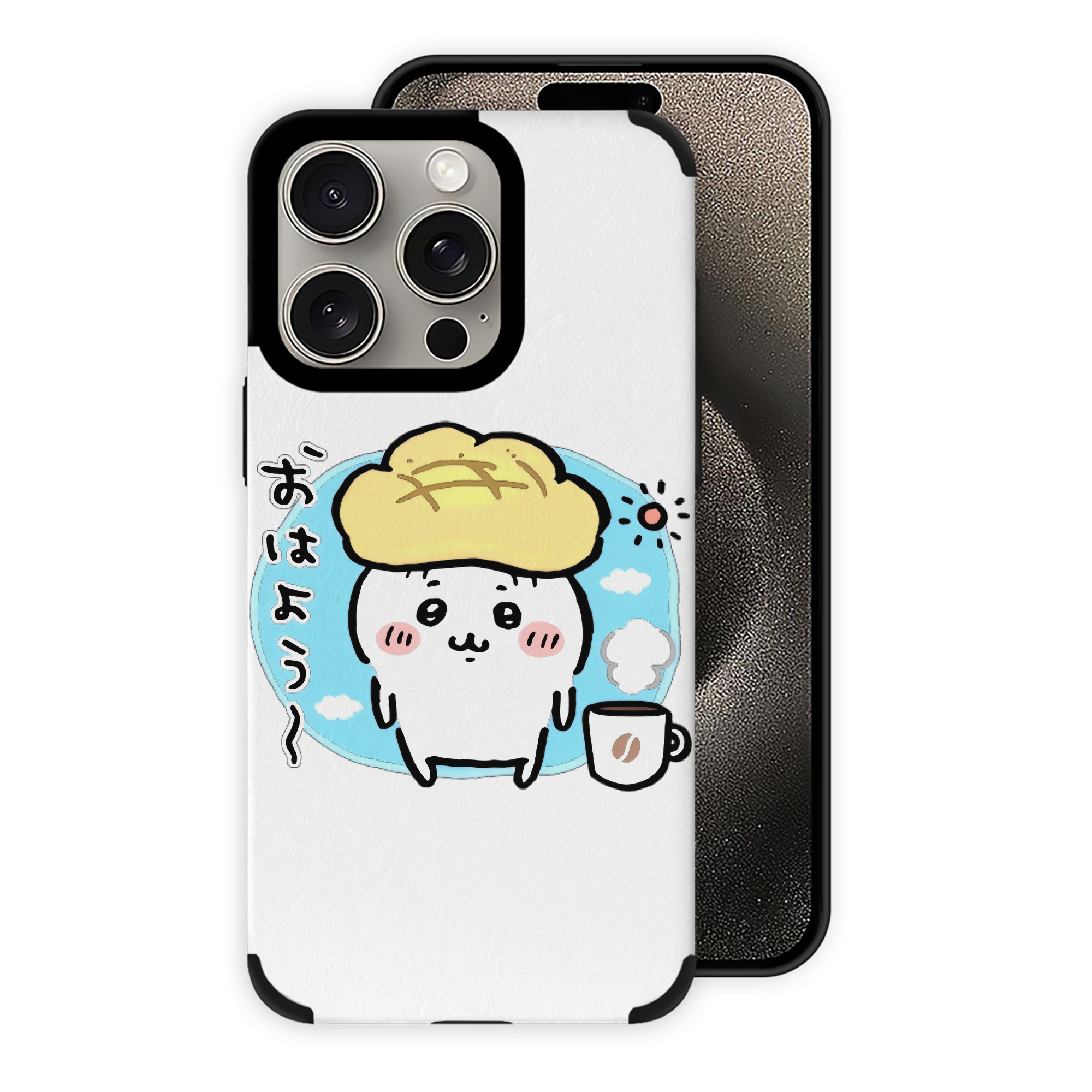 （画像用） ちいかわ ちいかわ Chii-kawa chiikawa 【iPhone15ProMax対応】 PUレザー スマホケース 耐衝撃＆黄変防止