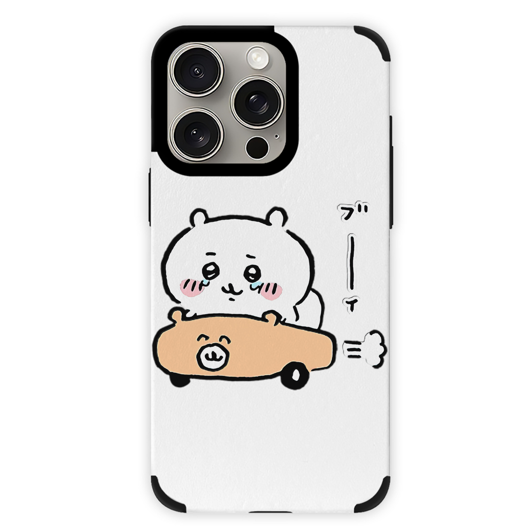 （画像用） ちいかわ ちいかわ Chii-kawa chiikawa 【iPhone15ProMax対応】 PUレザー スマホケース 耐衝撃＆黄変防止