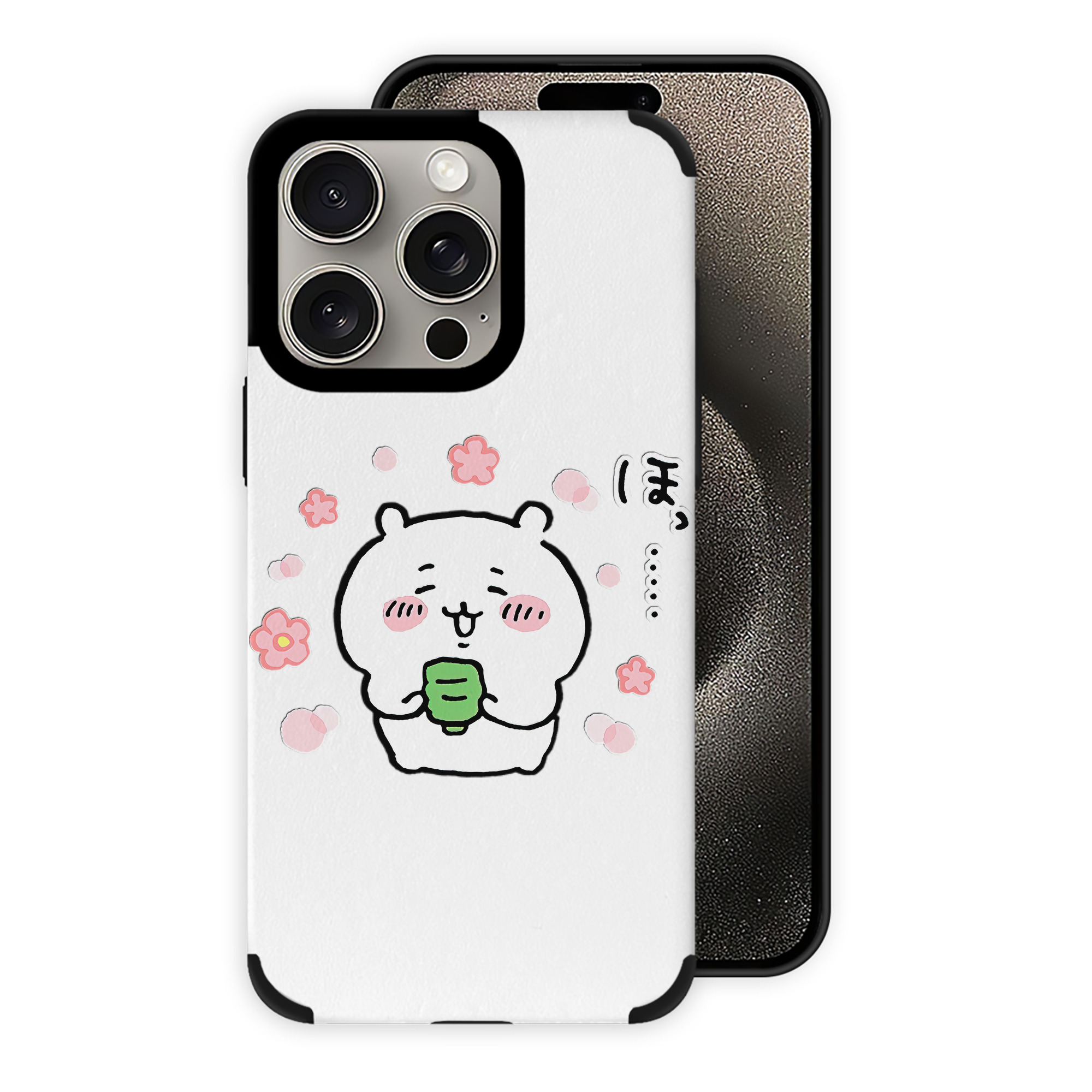 （画像用） ちいかわ ちいかわ Chii-kawa chiikawa 【iPhone15ProMax対応】 PUレザー スマホケース 耐衝撃＆黄変防止