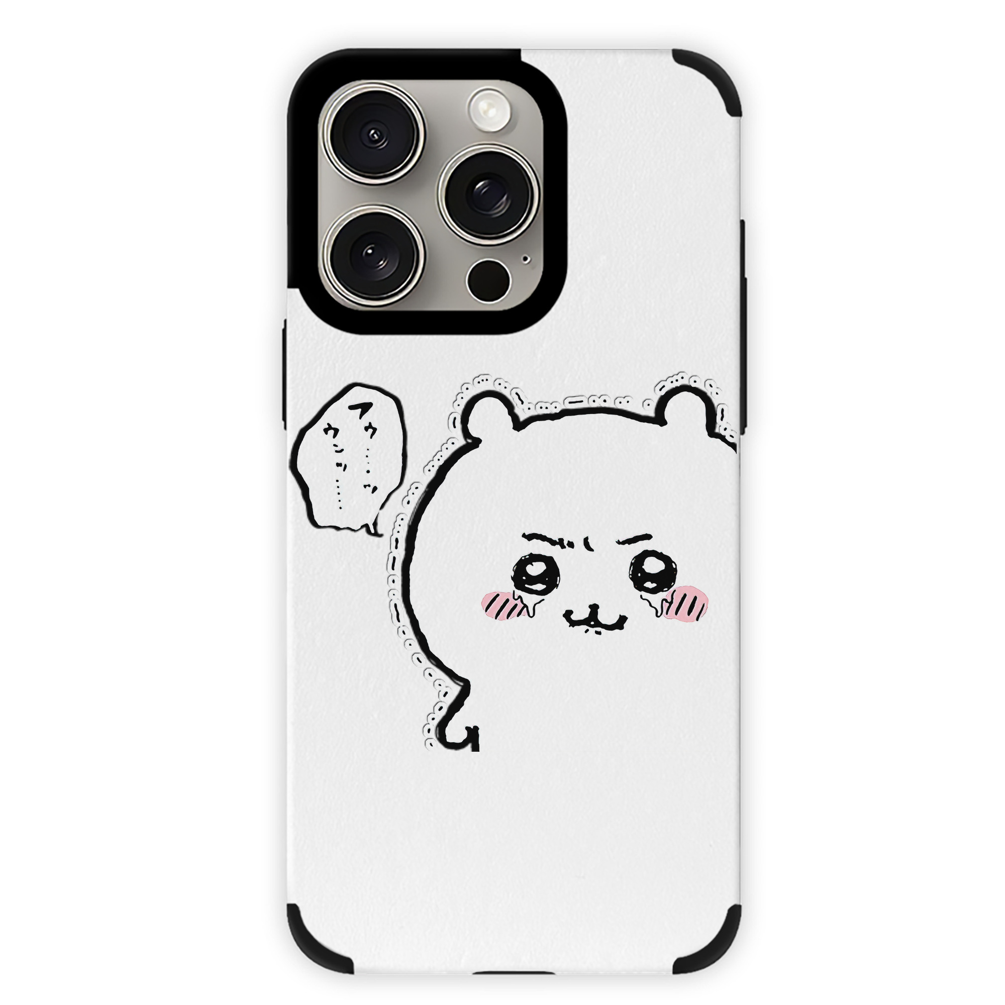 （画像用） ちいかわ ちいかわ Chii-kawa chiikawa 【iPhone15ProMax対応】 PUレザー スマホケース 耐衝撃＆黄変防止