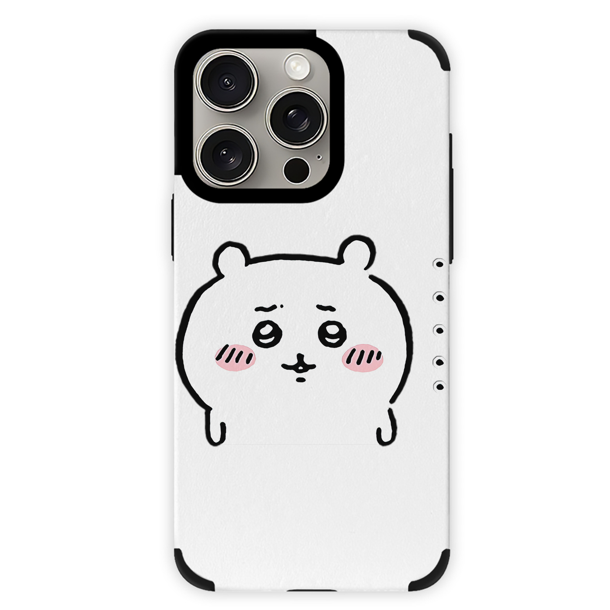 （画像用） ちいかわ ちいかわ Chii-kawa chiikawa 【iPhone15ProMax対応】 PUレザー スマホケース 耐衝撃＆黄変防止