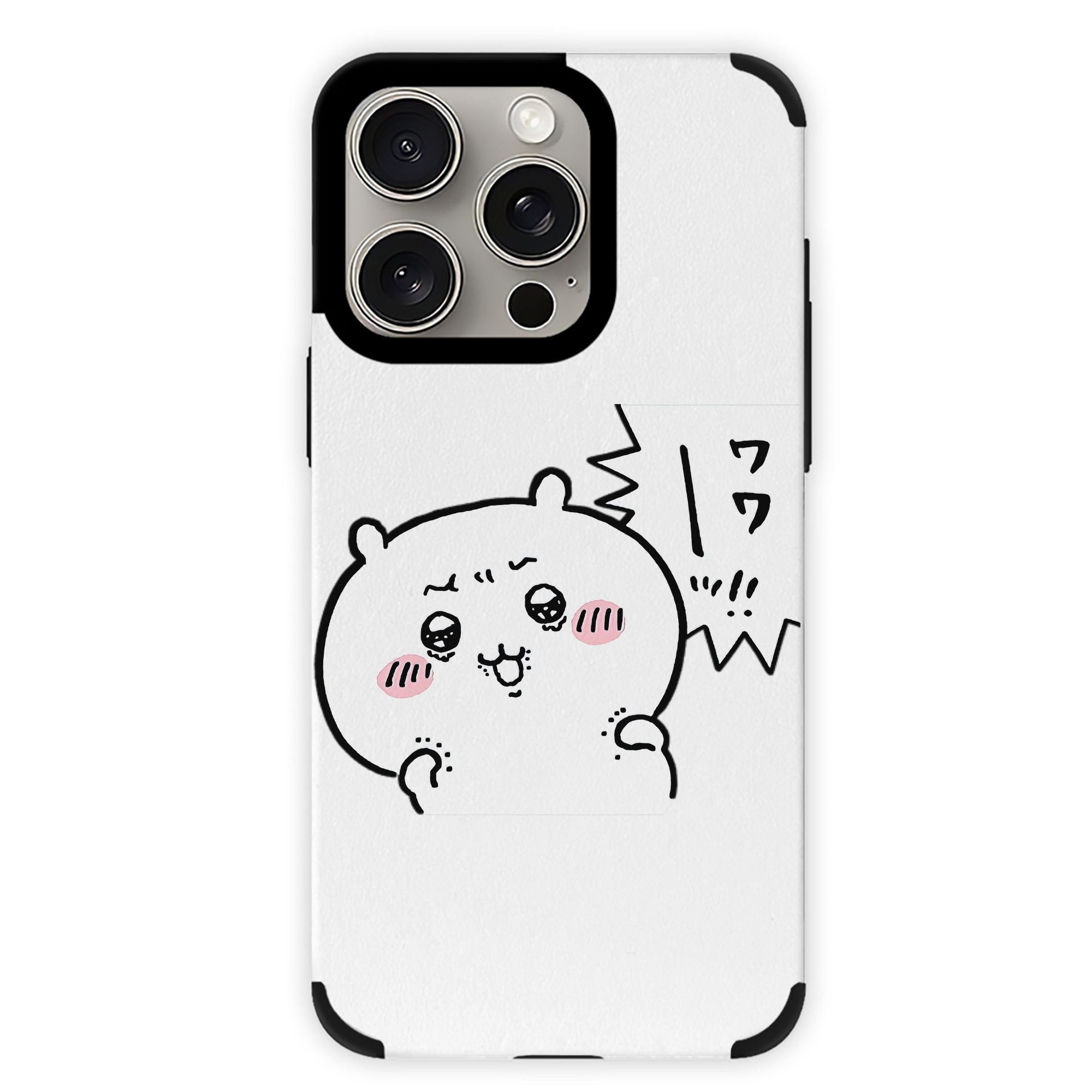 （画像用） ちいかわ ちいかわ Chii-kawa chiikawa 【iPhone15ProMax対応】 PUレザー スマホケース 耐衝撃＆黄変防止