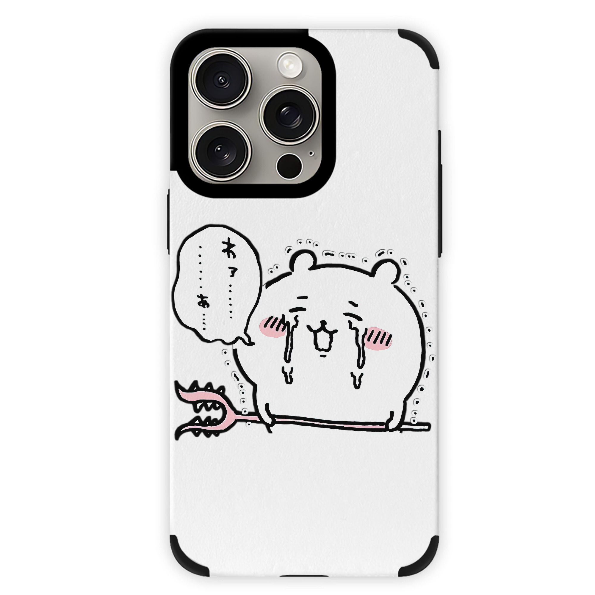 （画像用） ちいかわ ちいかわ Chii-kawa chiikawa 【iPhone15ProMax対応】 PUレザー スマホケース 耐衝撃＆黄変防止