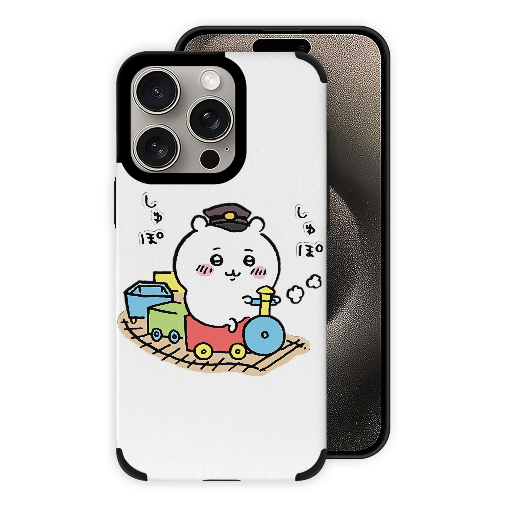 （画像用） ちいかわ ちいかわ Chii-kawa chiikawa 【iPhone15ProMax対応】 PUレザー スマホケース 耐衝撃＆黄変防止