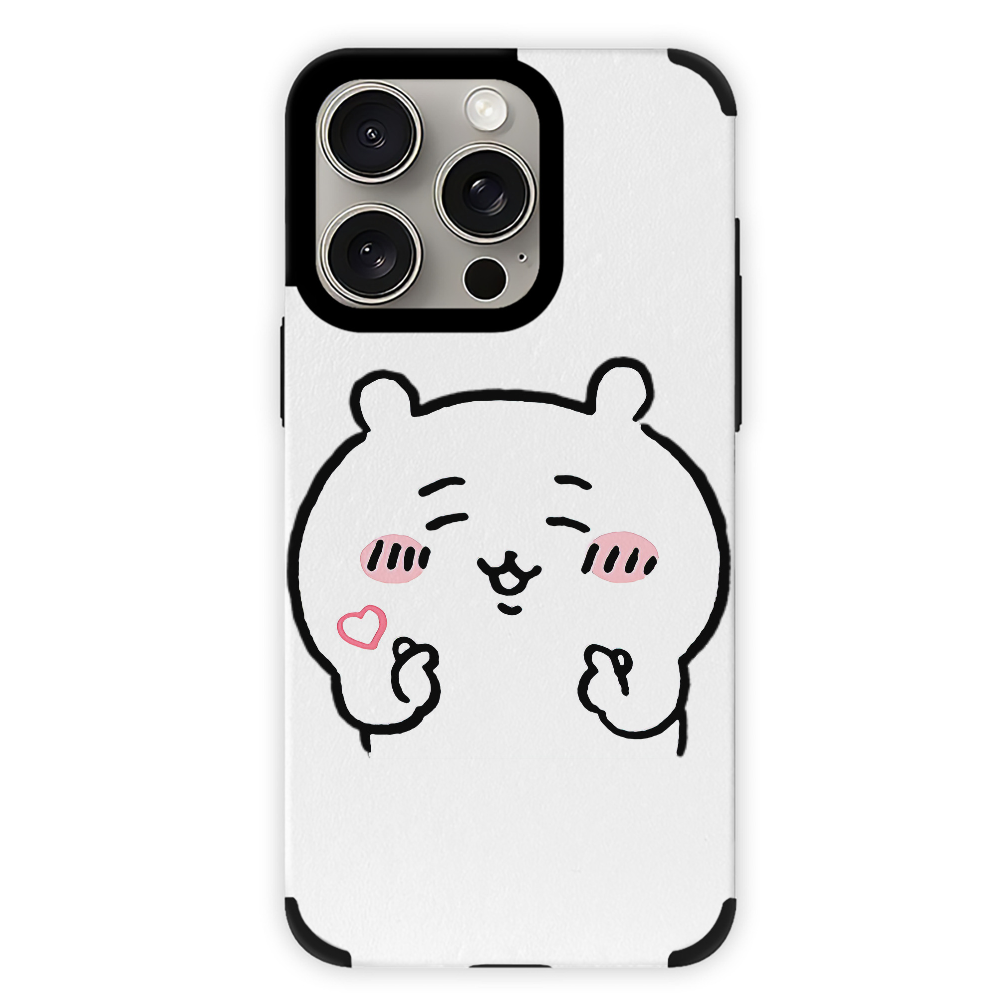 （画像用） ちいかわ ちいかわ Chii-kawa chiikawa 【iPhone15ProMax対応】 PUレザー スマホケース 耐衝撃＆黄変防止