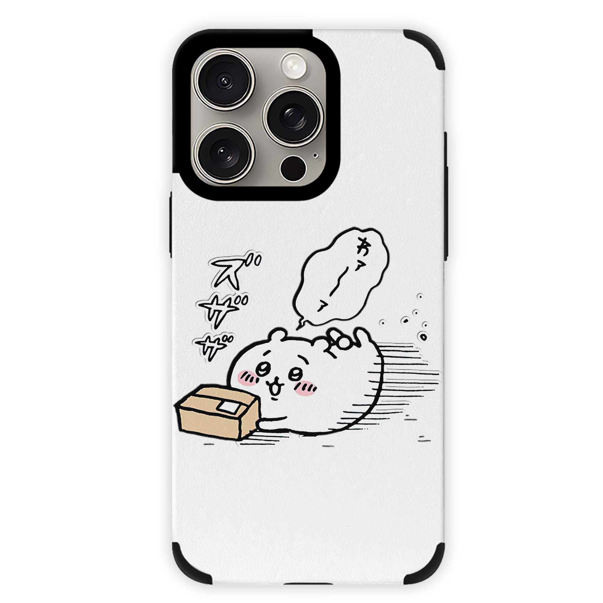 （画像用） ちいかわ ちいかわ Chii-kawa chiikawa 【iPhone15ProMax対応】 PUレザー スマホケース 耐衝撃＆黄変防止