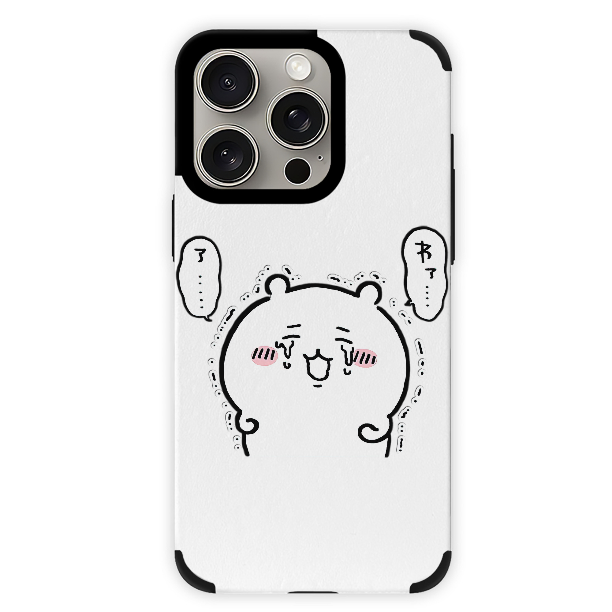 （画像用） ちいかわ ちいかわ Chii-kawa chiikawa 【iPhone15ProMax対応】 PUレザー スマホケース 耐衝撃＆黄変防止