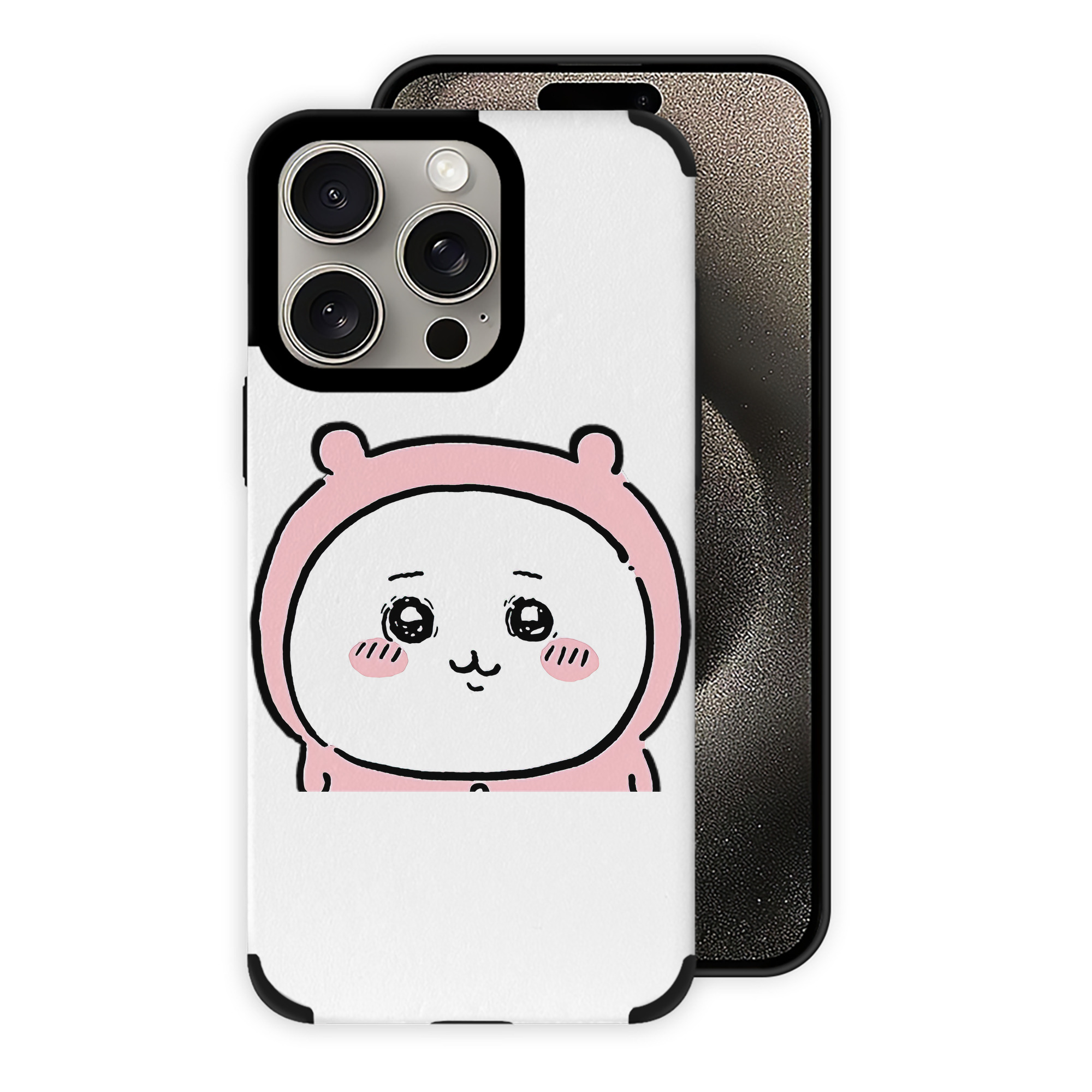 （画像用） ちいかわ ちいかわ Chii-kawa chiikawa 【iPhone15ProMax対応】 PUレザー スマホケース 耐衝撃＆黄変防止