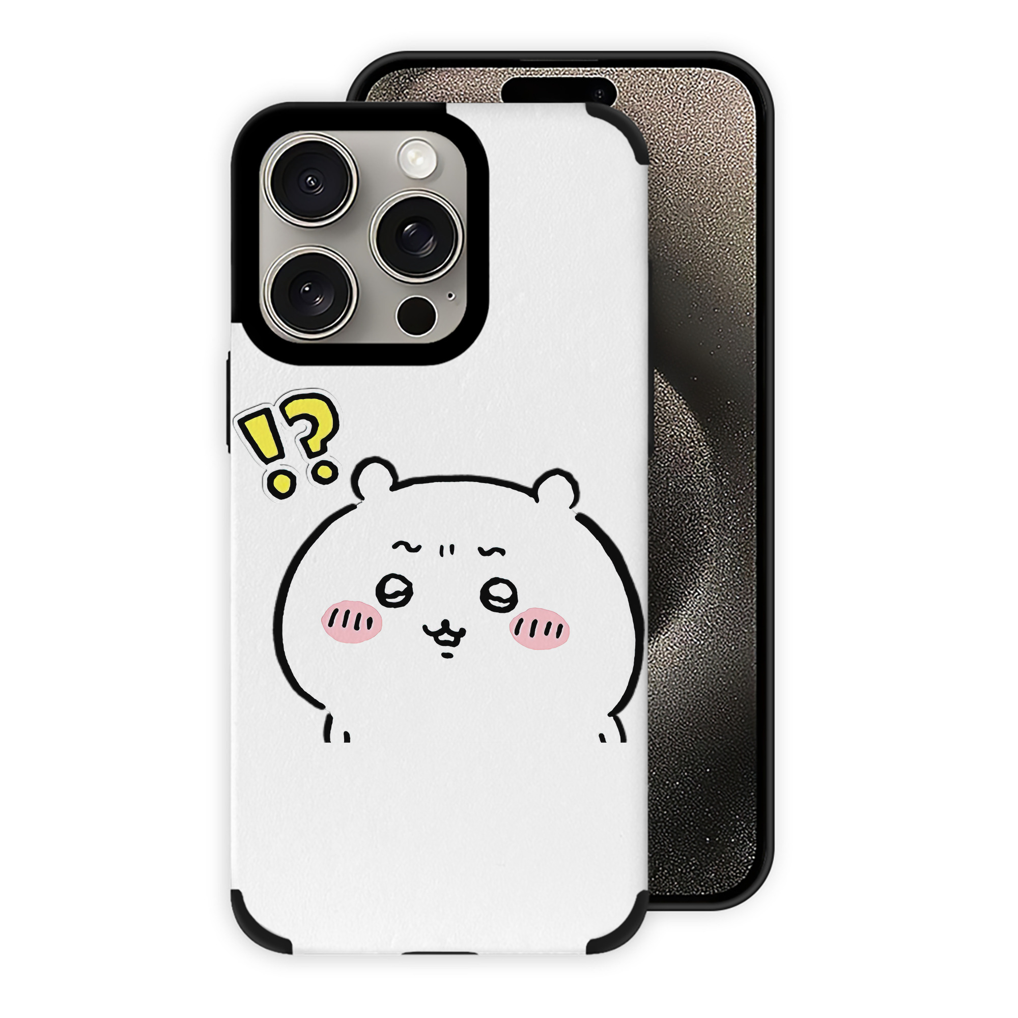 （画像用） ちいかわ ちいかわ Chii-kawa chiikawa 【iPhone15ProMax対応】 PUレザー スマホケース 耐衝撃＆黄変防止