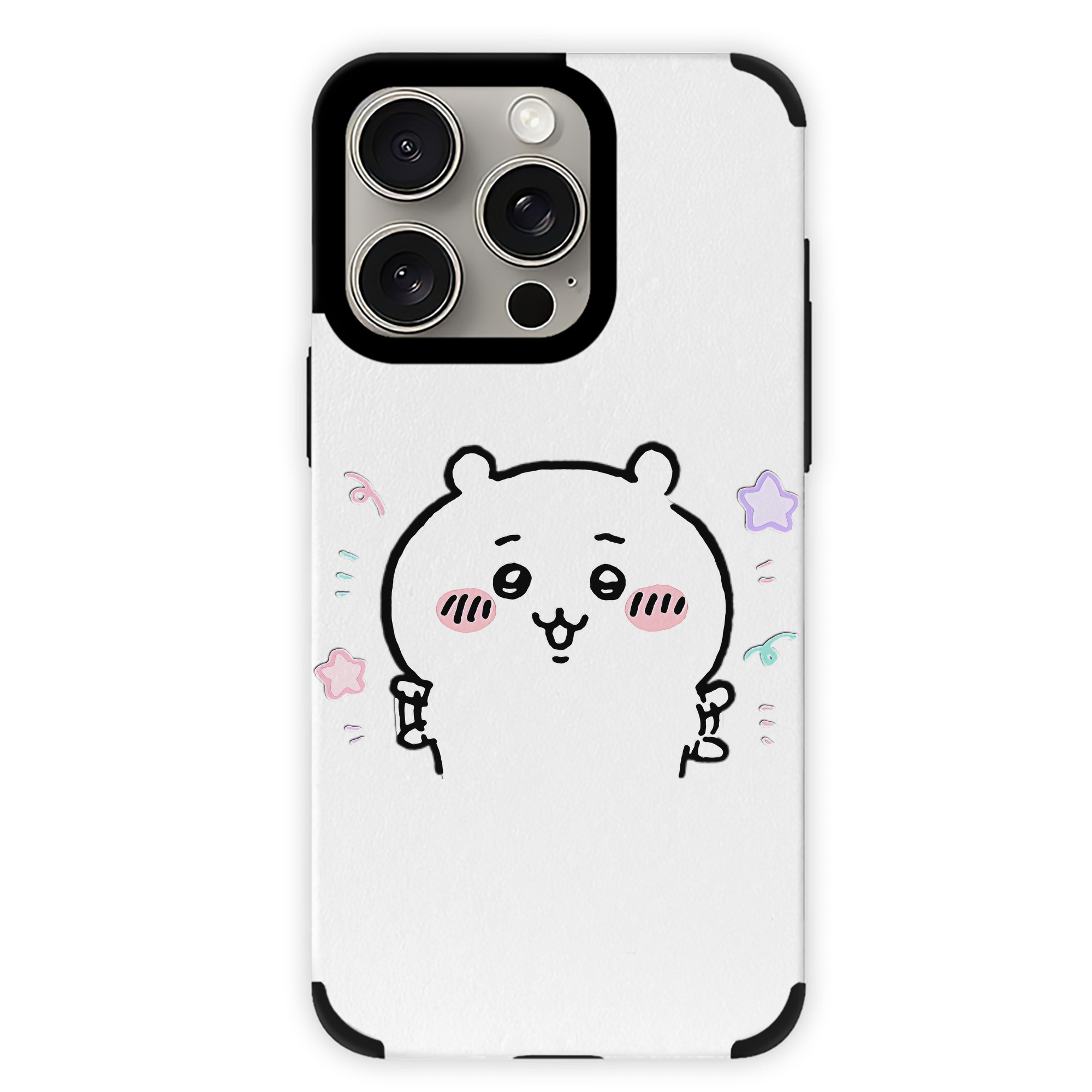 （画像用） ちいかわ ちいかわ Chii-kawa chiikawa 【iPhone15ProMax対応】 PUレザー スマホケース 耐衝撃＆黄変防止