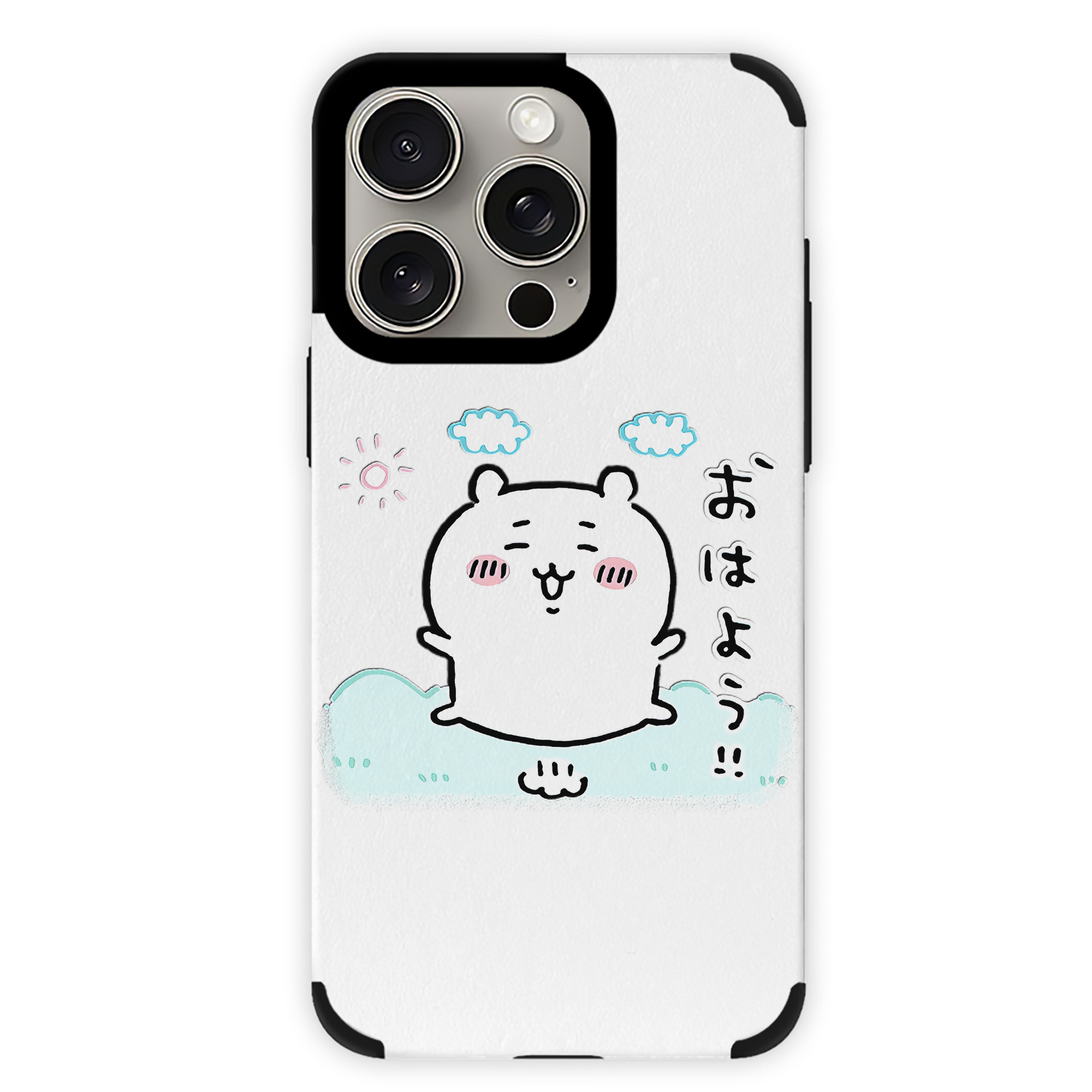 （画像用） ちいかわ ちいかわ Chii-kawa chiikawa 【iPhone15ProMax対応】 PUレザー スマホケース 耐衝撃＆黄変防止