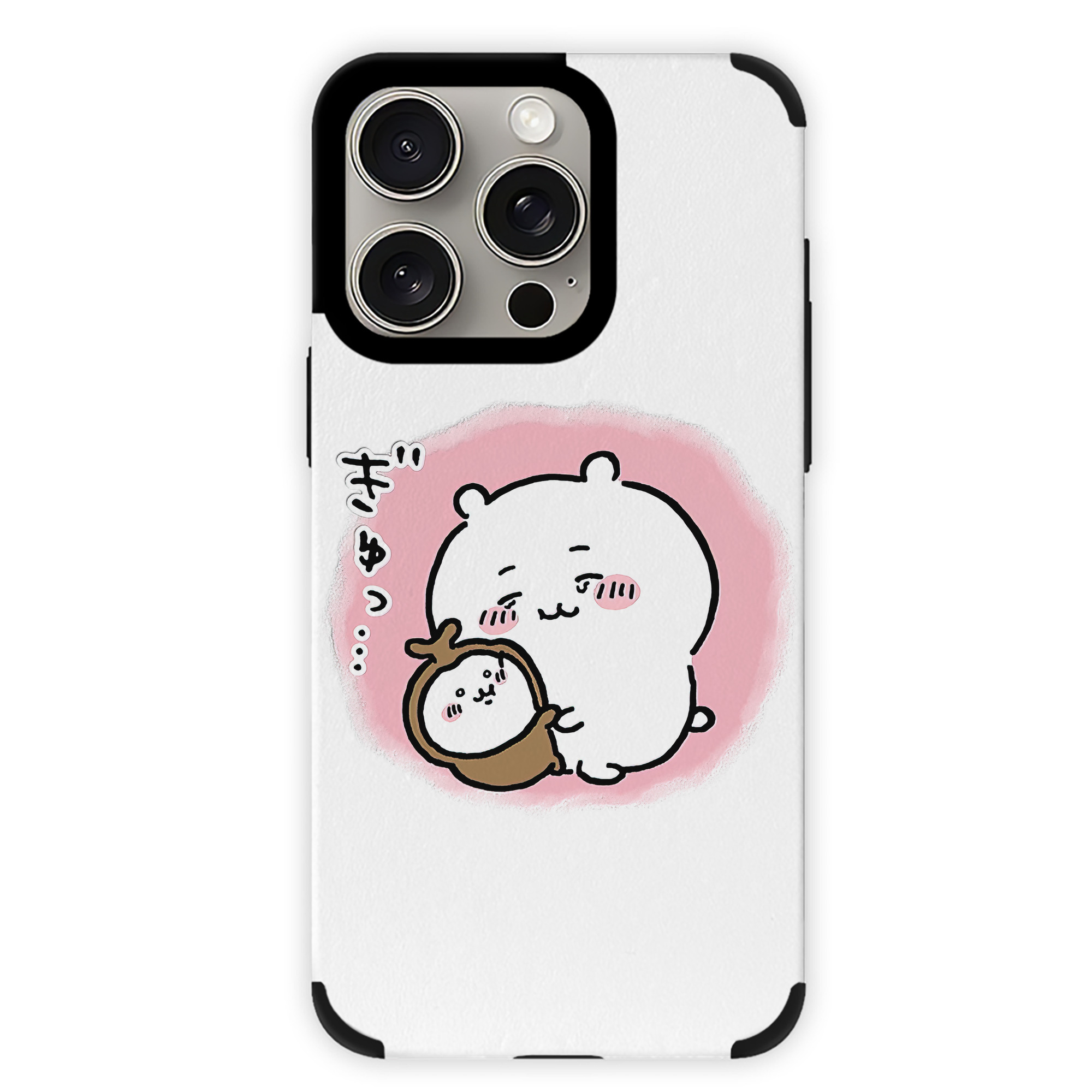 （画像用） ちいかわ ちいかわ Chii-kawa chiikawa 【iPhone15ProMax対応】 PUレザー スマホケース 耐衝撃＆黄変防止