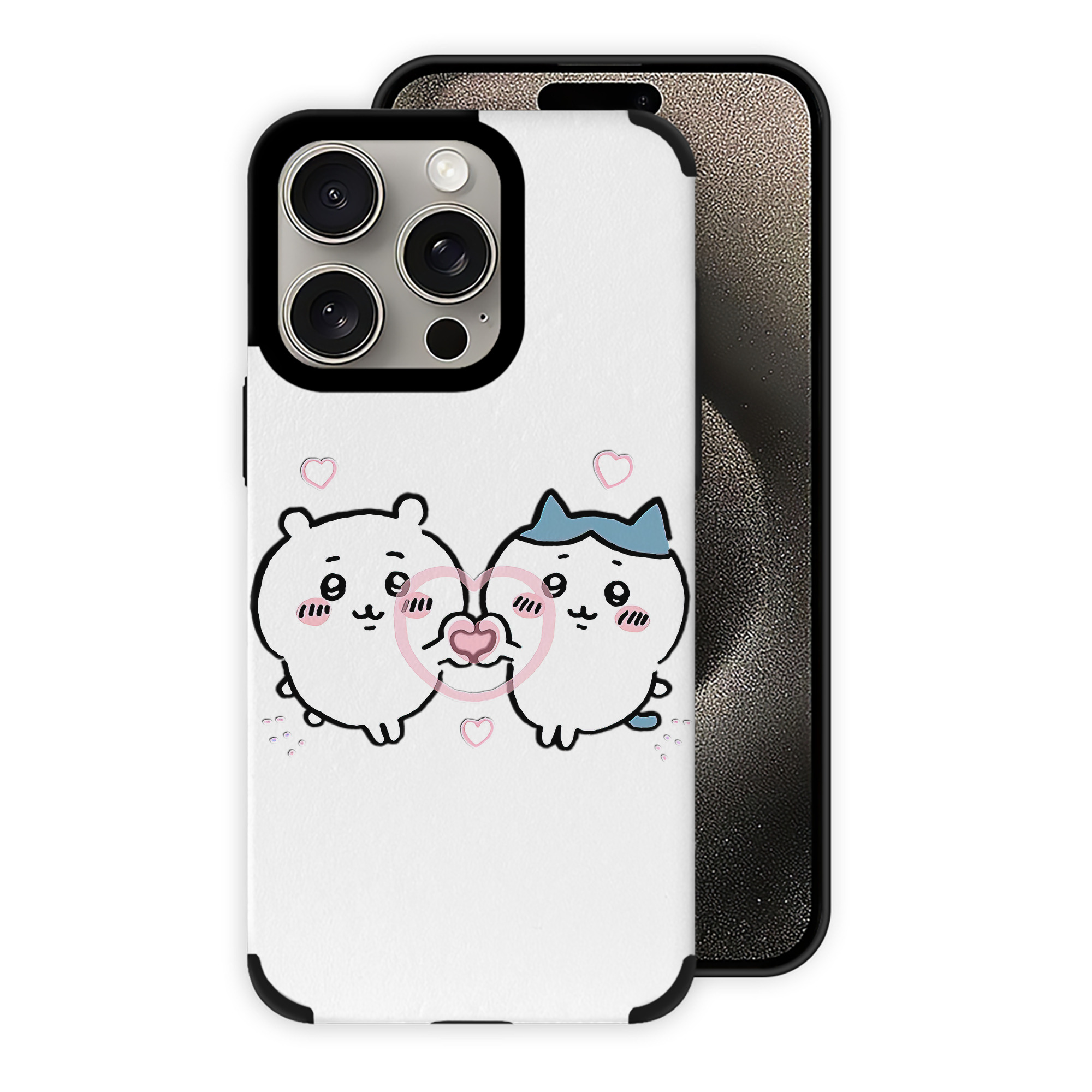 （画像用） ちいかわ ちいかわ Chii-kawa chiikawa 【iPhone15ProMax対応】 PUレザー スマホケース 耐衝撃＆黄変防止