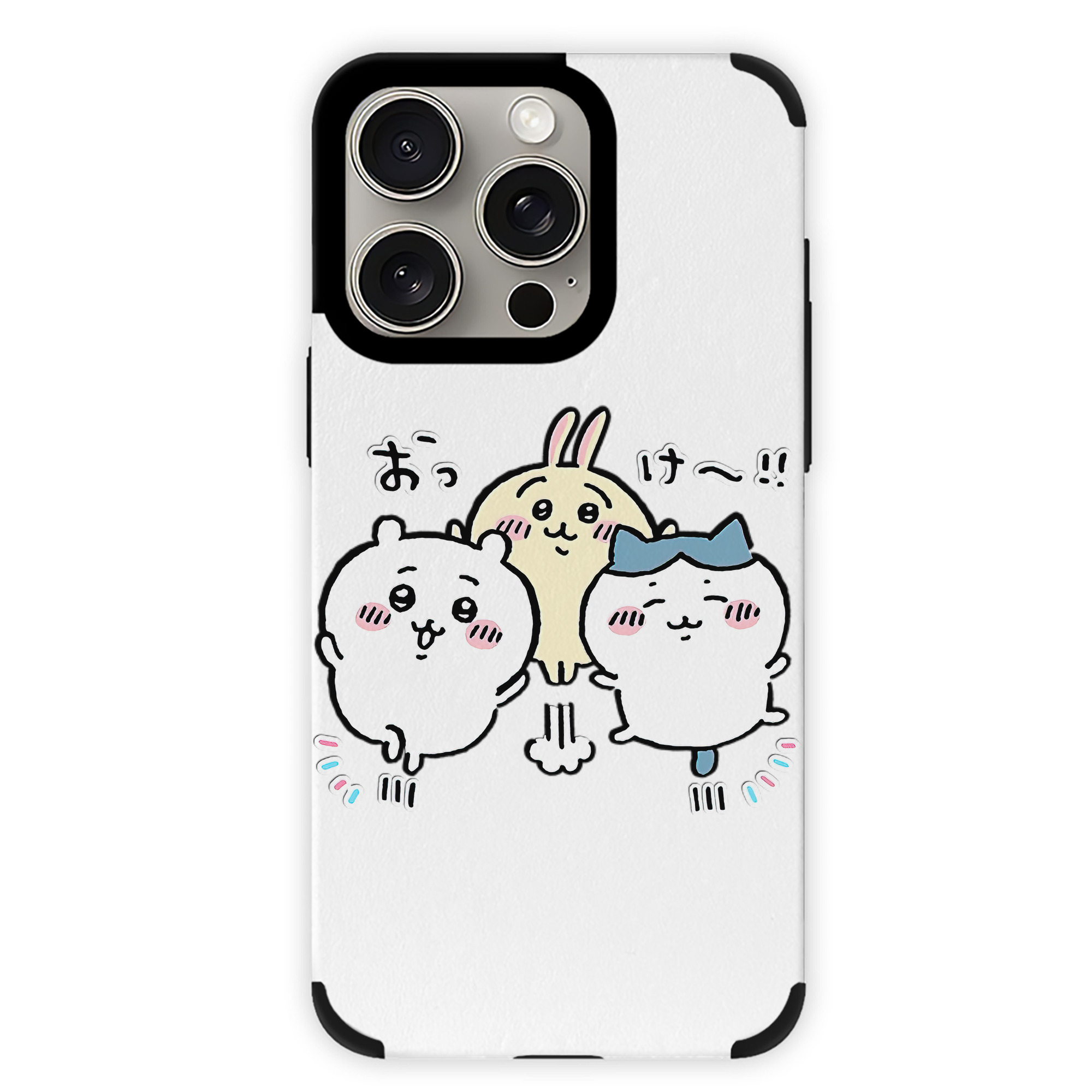 （画像用） ちいかわ ちいかわ Chii-kawa chiikawa 【iPhone15ProMax対応】 PUレザー スマホケース 耐衝撃＆黄変防止