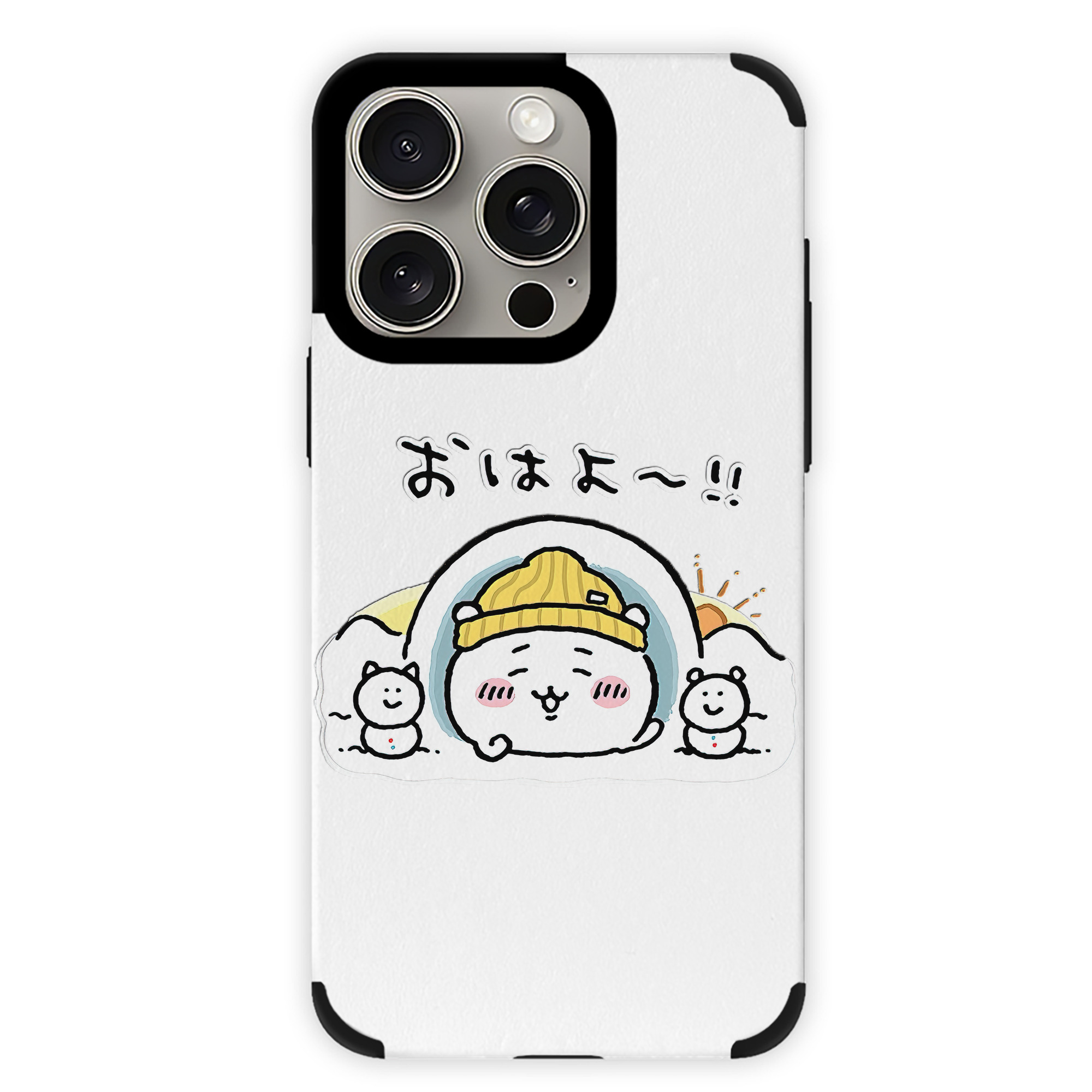 （画像用） ちいかわ ちいかわ Chii-kawa chiikawa 【iPhone15ProMax対応】 PUレザー スマホケース 耐衝撃＆黄変防止