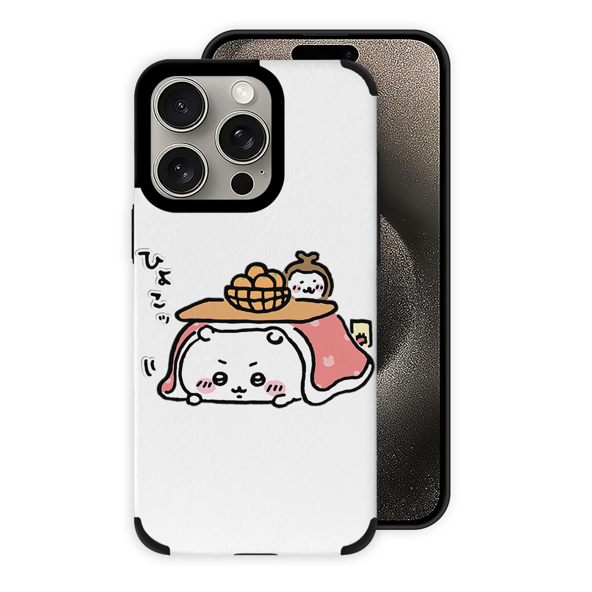 （画像用） ちいかわ ちいかわ Chii-kawa chiikawa 【iPhone15ProMax対応】 PUレザー スマホケース 耐衝撃＆黄変防止