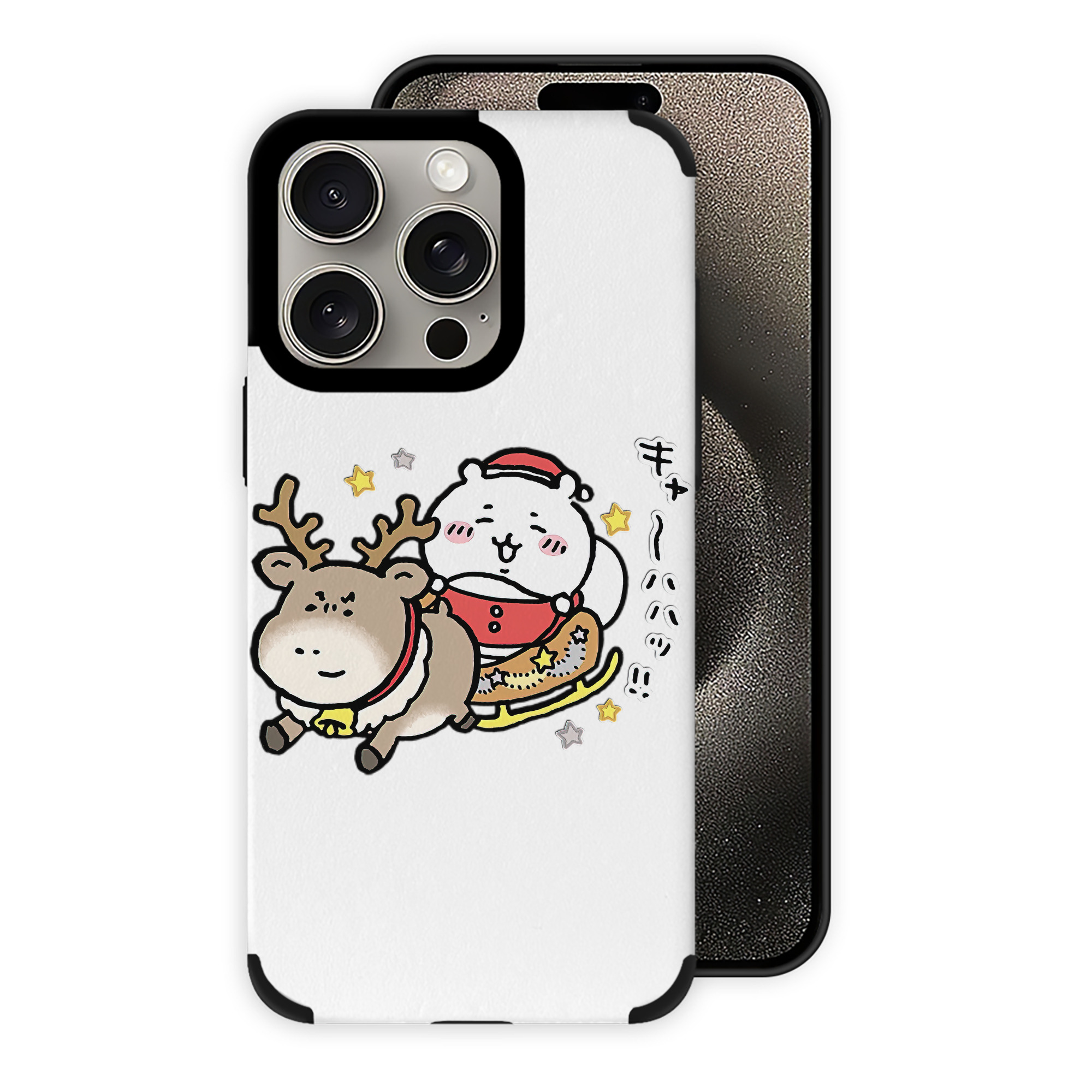 （画像用） ちいかわ ちいかわ Chii-kawa chiikawa 【iPhone15ProMax対応】 PUレザー スマホケース 耐衝撃＆黄変防止