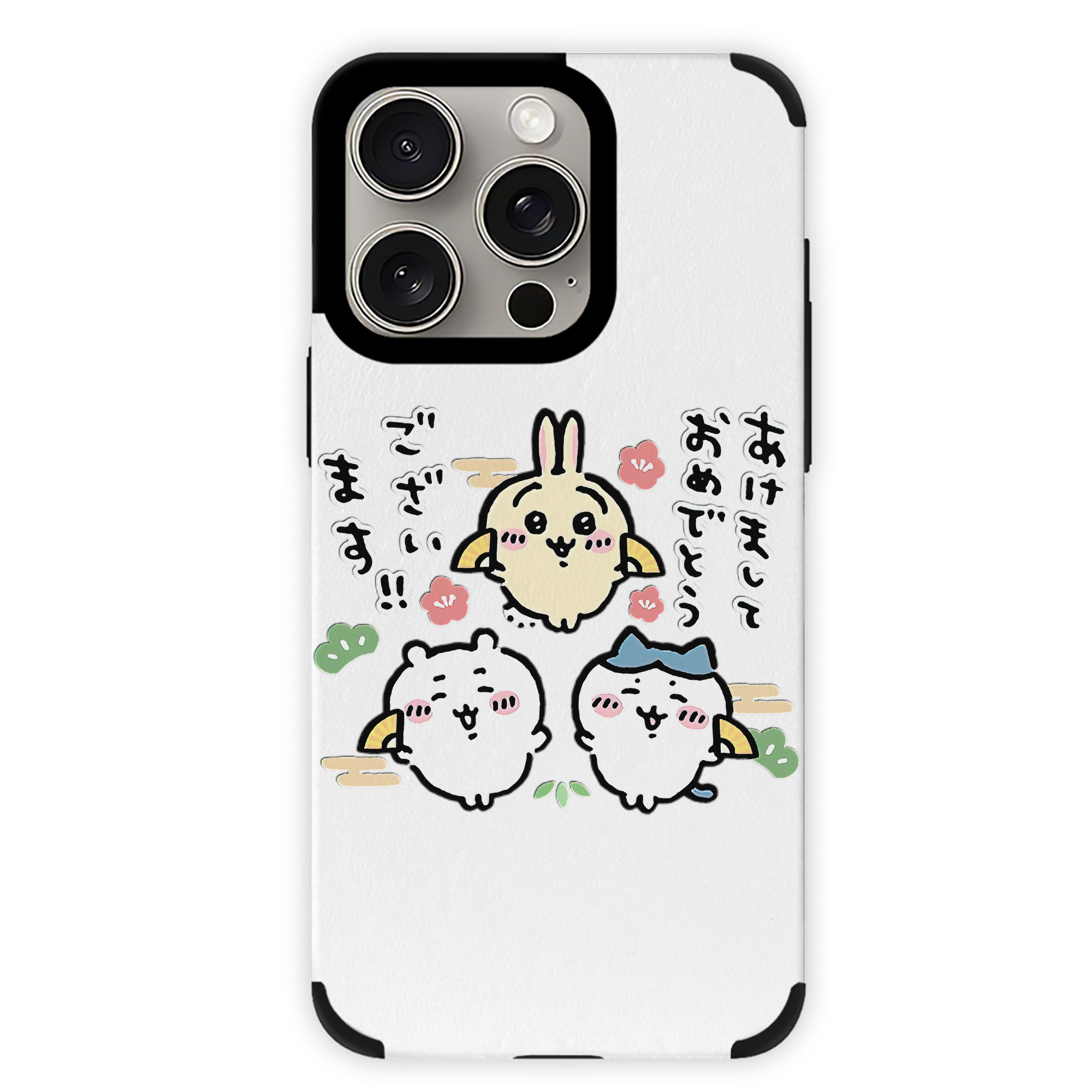 （画像用） ちいかわ ちいかわ Chii-kawa chiikawa 【iPhone15ProMax対応】 PUレザー スマホケース 耐衝撃＆黄変防止