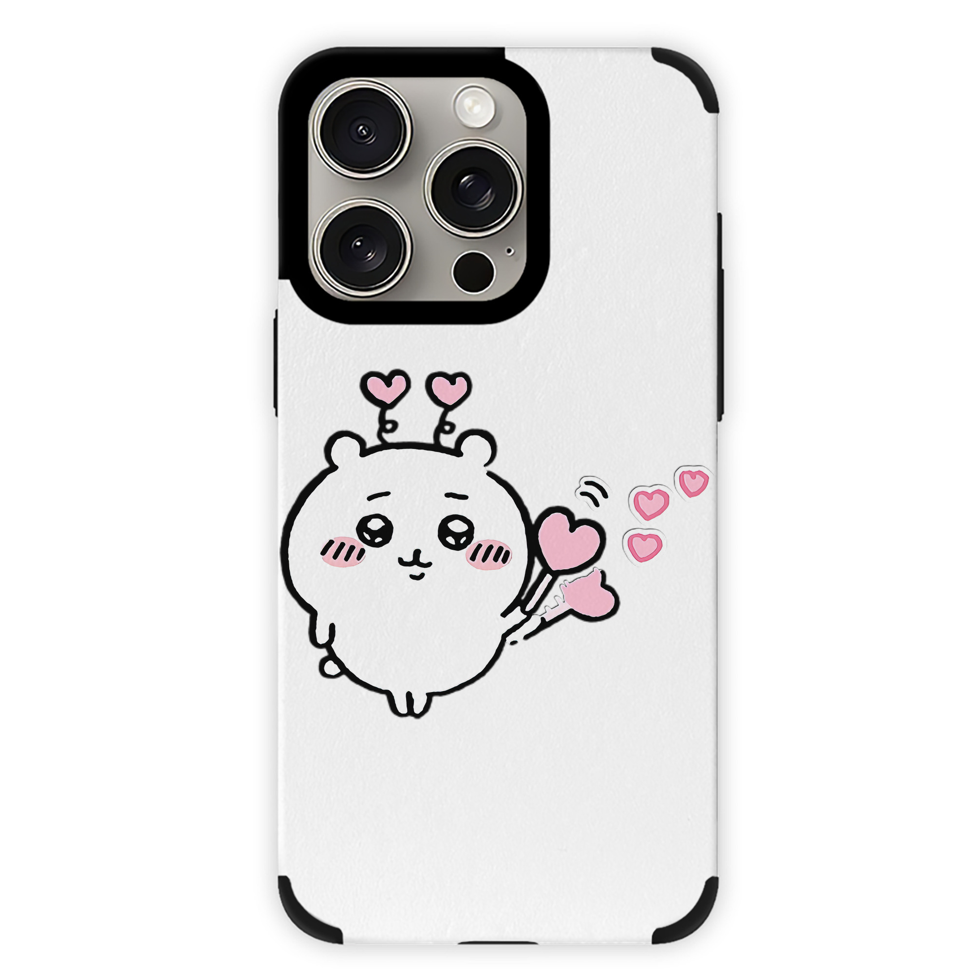（画像用） ちいかわ ちいかわ Chii-kawa chiikawa 【iPhone15ProMax対応】 PUレザー スマホケース 耐衝撃＆黄変防止