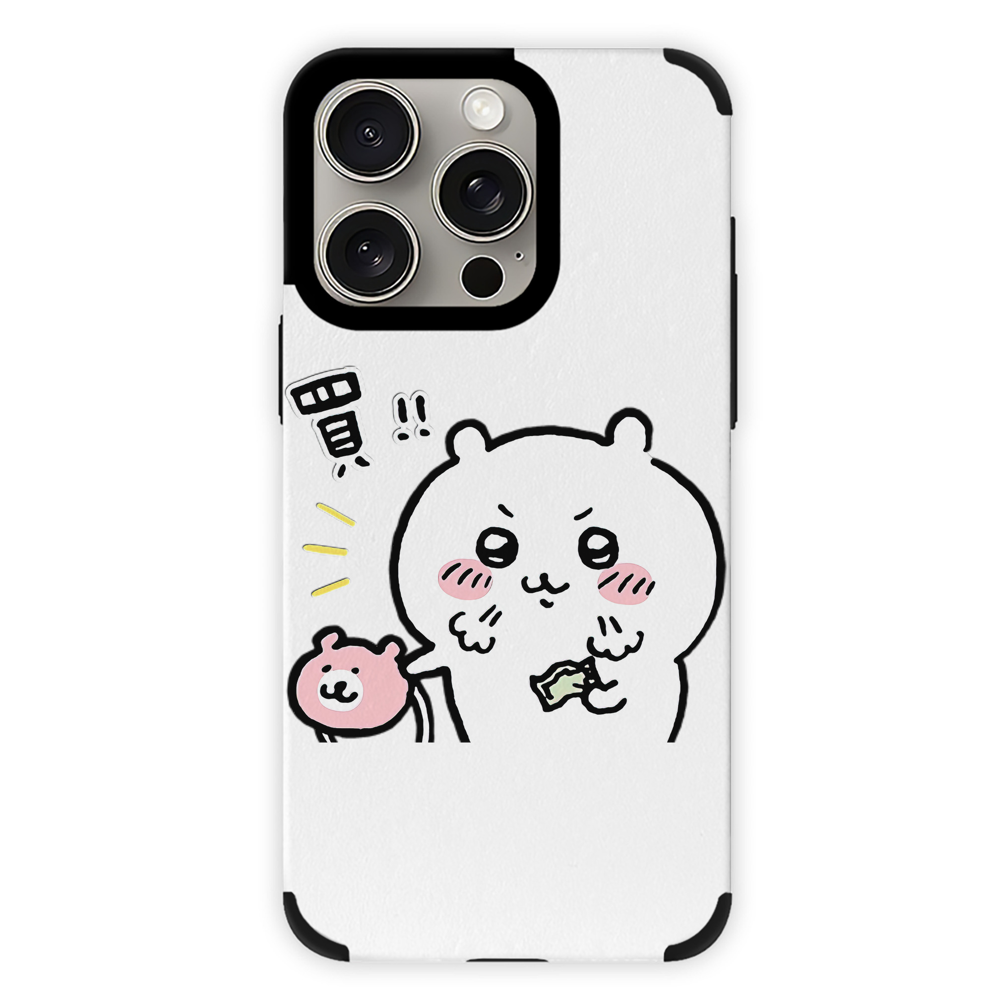 （画像用） ちいかわ ちいかわ Chii-kawa chiikawa 【iPhone15ProMax対応】 PUレザー スマホケース 耐衝撃＆黄変防止