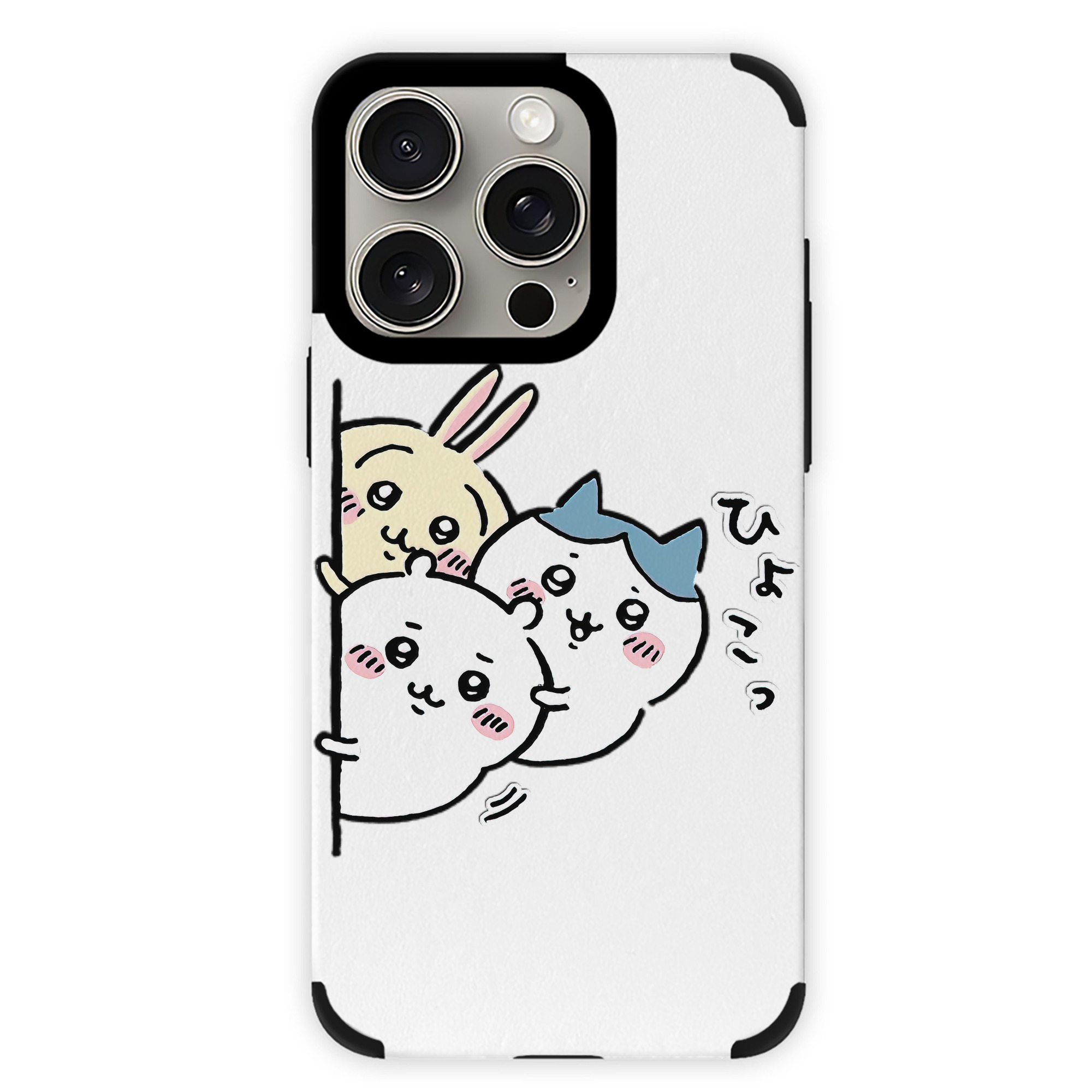 （画像用） ちいかわ うさぎ Chii-kawa usagi 【iPhone15ProMax対応】 PUレザー スマホケース 耐衝撃＆黄変防止